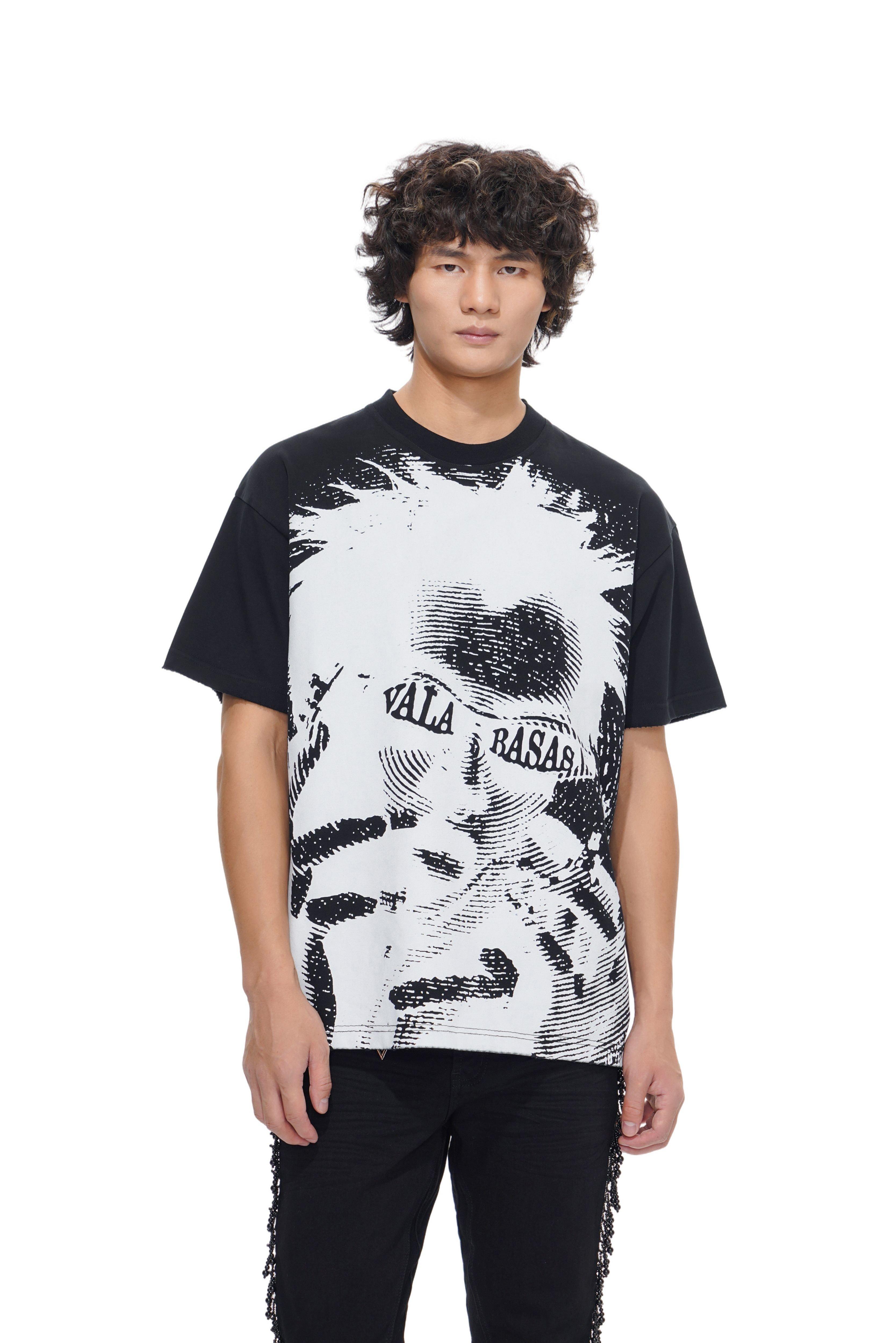 Valabasas Men's Viral Tee - Black - BLACK Thumbnail View 7