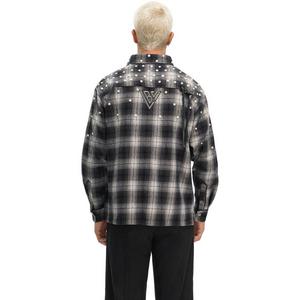 Valabasas Men's Cadense Long-Sleeve Woven Shirt - Black/White