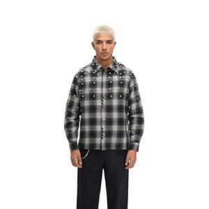 Valabasas Men's Cadense Long sleeve Woven Shirt - Black/White