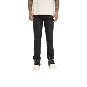 Valabasas Men's Ion Stacked Denim Jeans - Grey Washed Wax