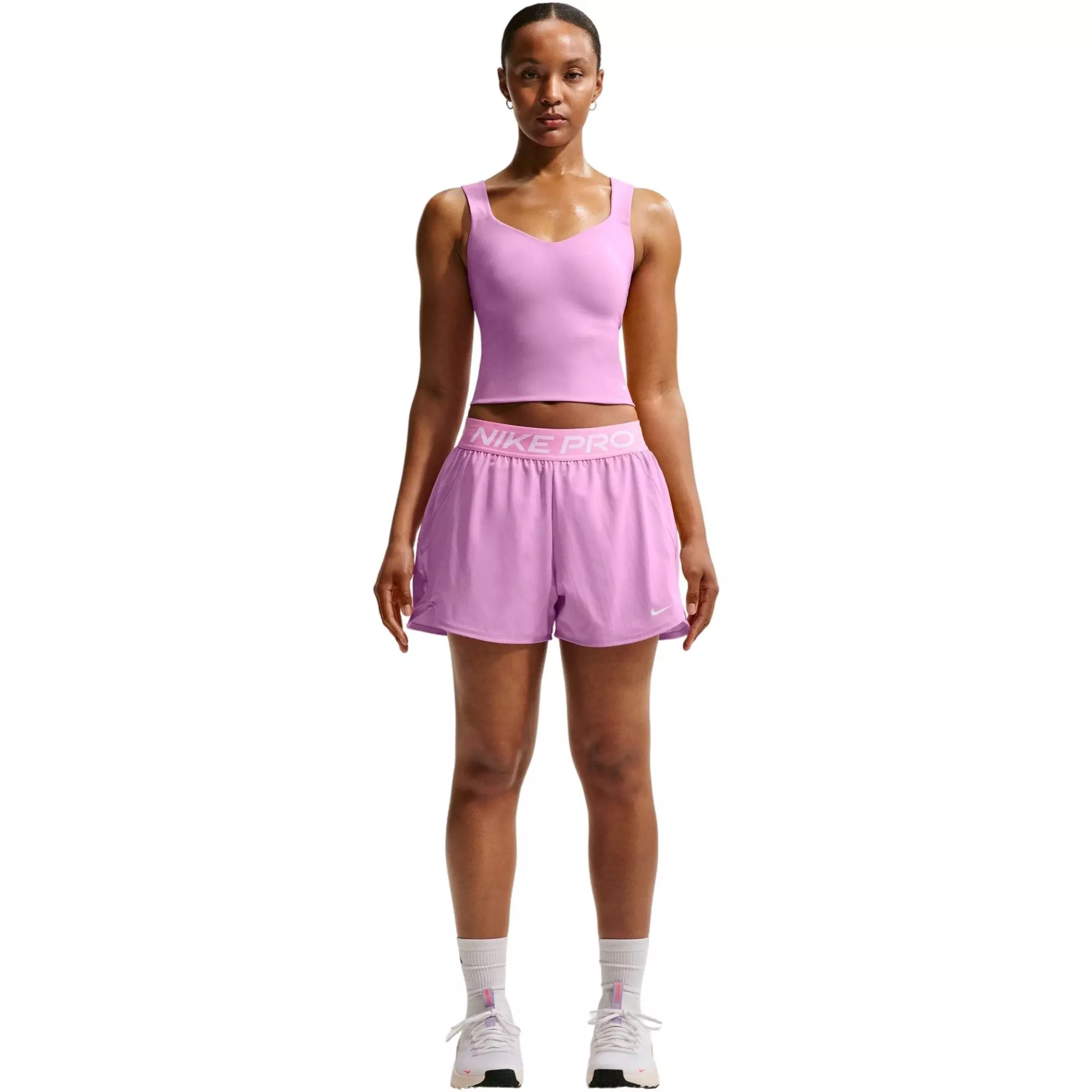 Nike Women's Pro Sculpt Padded Sports Bra Tank - MAGENTA