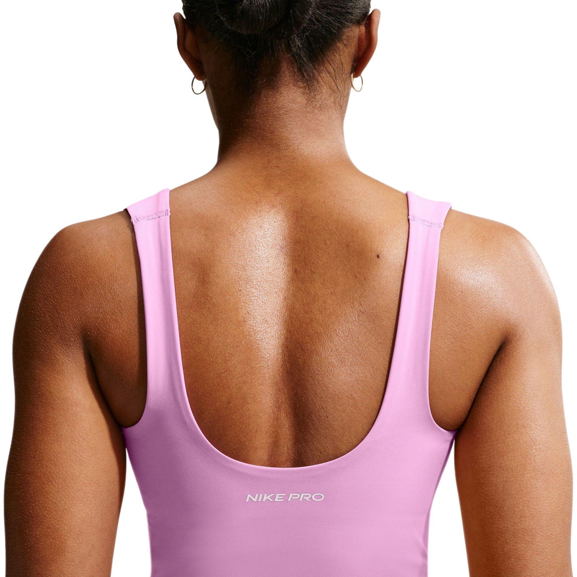 Nike Women's Pro Sculpt Padded Sports Bra Tank - MAGENTA Thumbnail View 4