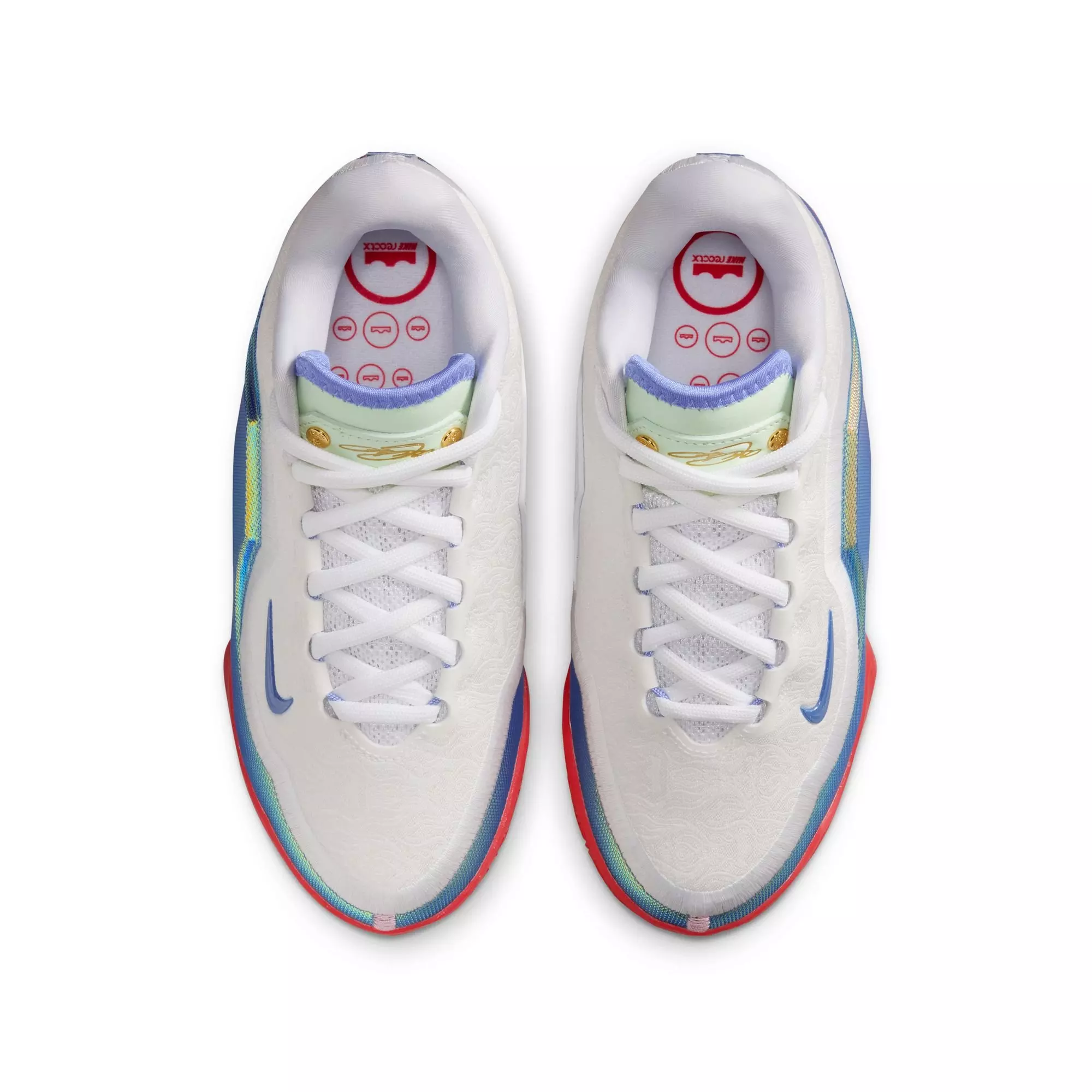 Nike LeBron XXIII "Motor King" Grade School Kids' Basketball Shoe - WHITE/CRIMSON/VOLT TINT