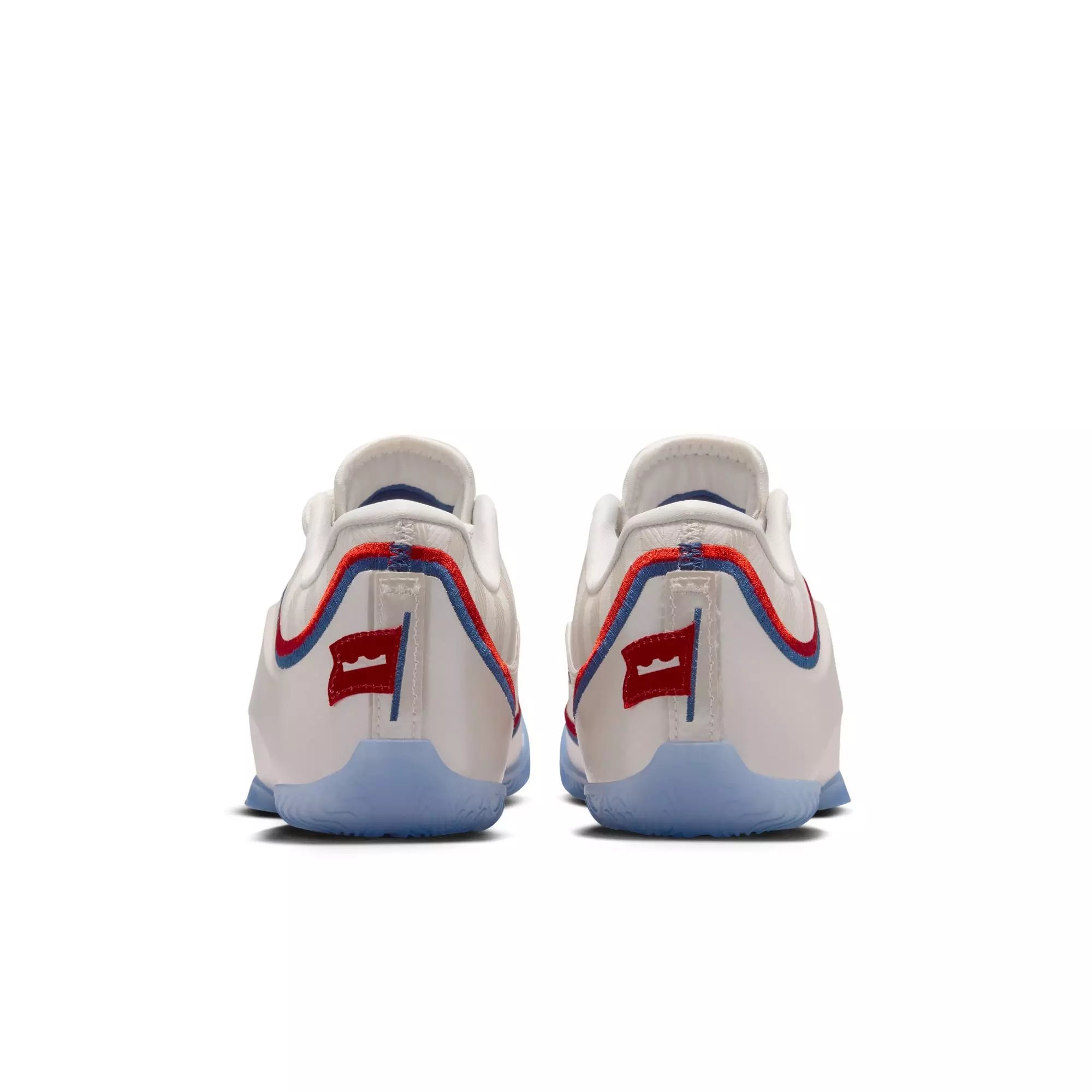 Nike LeBron XXIII "Old Glory" Grade School Kids' Basketball Shoe - PALE IVORY/METALLIC GOLD/UNIVERSITY RED