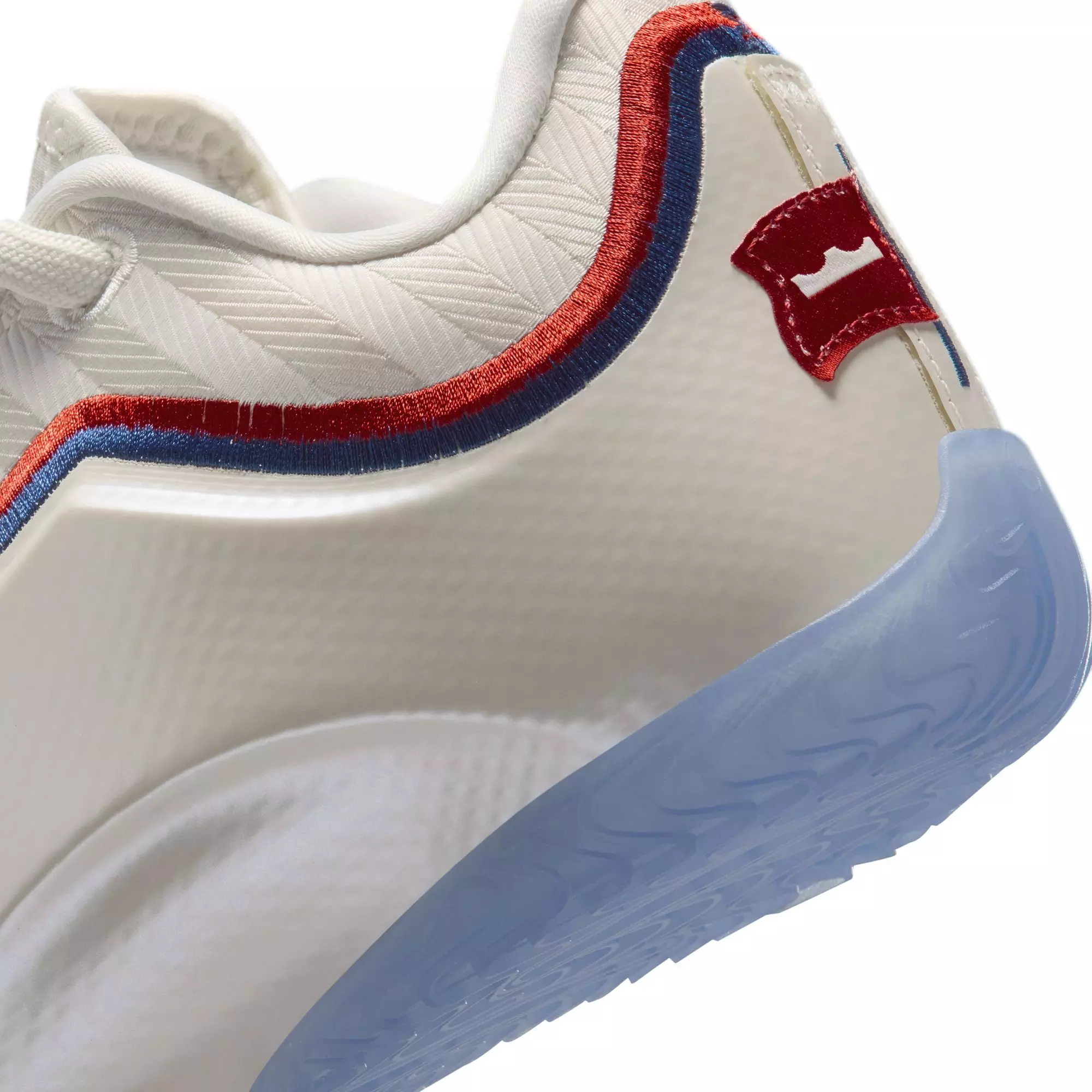 Nike LeBron XXIII "Old Glory" Grade School Kids' Basketball Shoe - PALE IVORY/METALLIC GOLD/UNIVERSITY RED