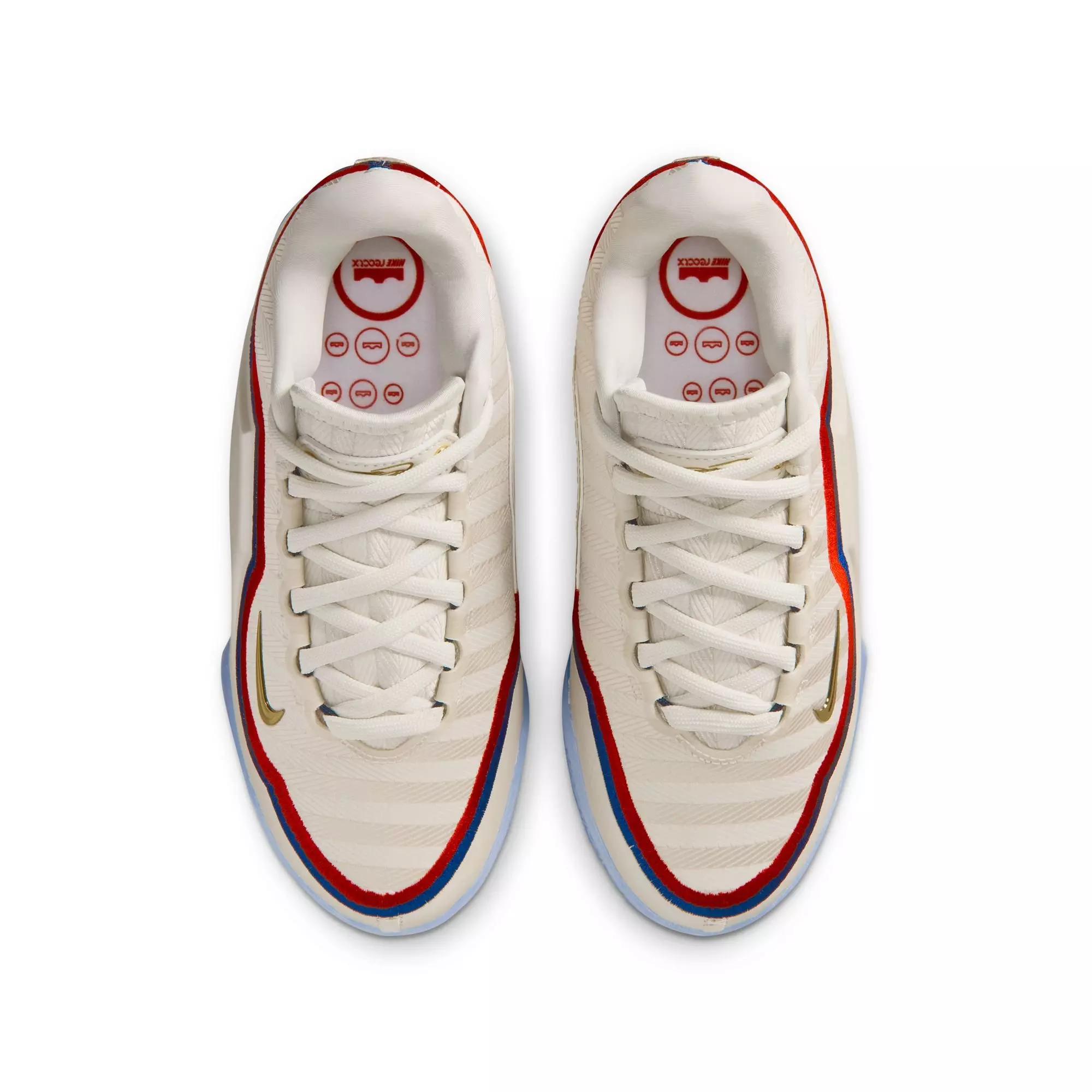 Nike LeBron XXIII "Old Glory" Big Kids' Basketball Shoe - PALE IVORY/METALLIC GOLD/UNIVERSITY RED