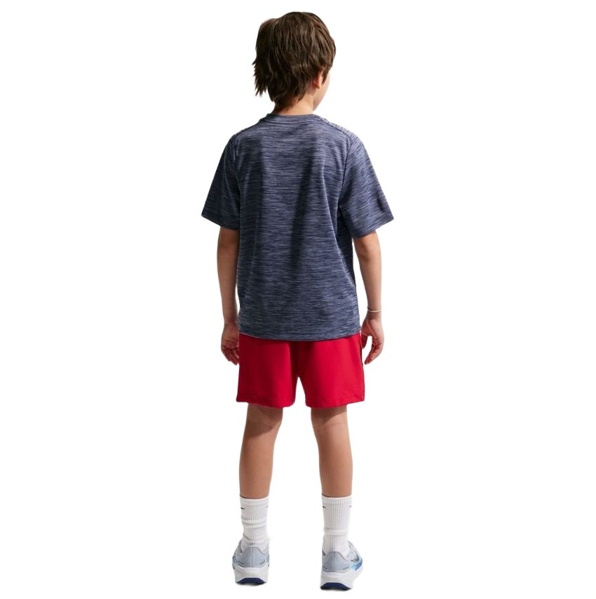 Nike Big Boys' Multi Dri-FIT Training Red Shorts