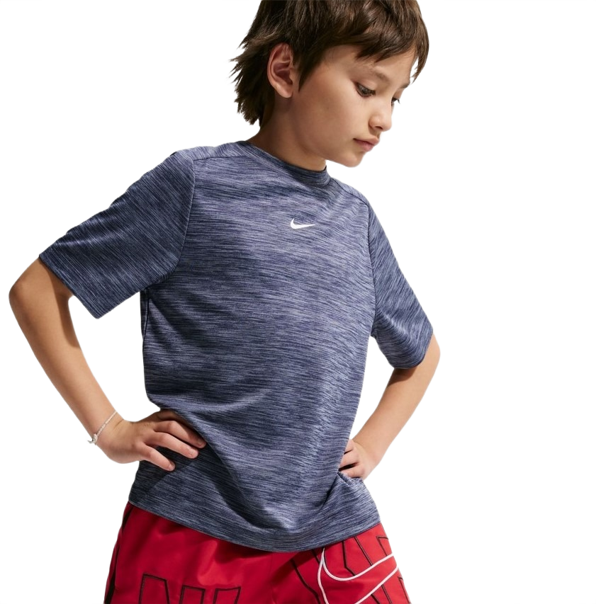 Nike Big Boys' Multi Dri-FIT Training Shorts - Red - RED Thumbnail View 4