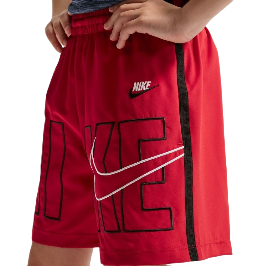Nike Big Boys' Multi Dri-FIT Training Shorts - Red - RED Thumbnail View 5