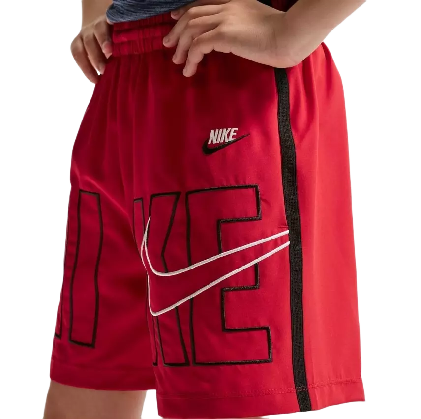 Nike Big Boys' Multi Dri-FIT Training Shorts - Red - RED