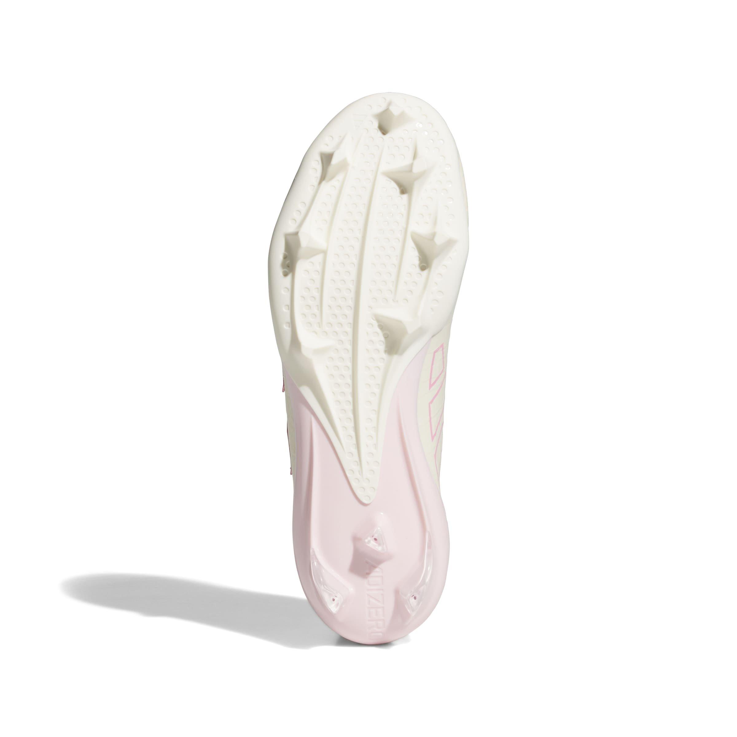 adidas Adizero Electric II "Travis Hunter" Men's Football Cleat - CREAM WHITE/BLISS PINK Thumbnail View 9