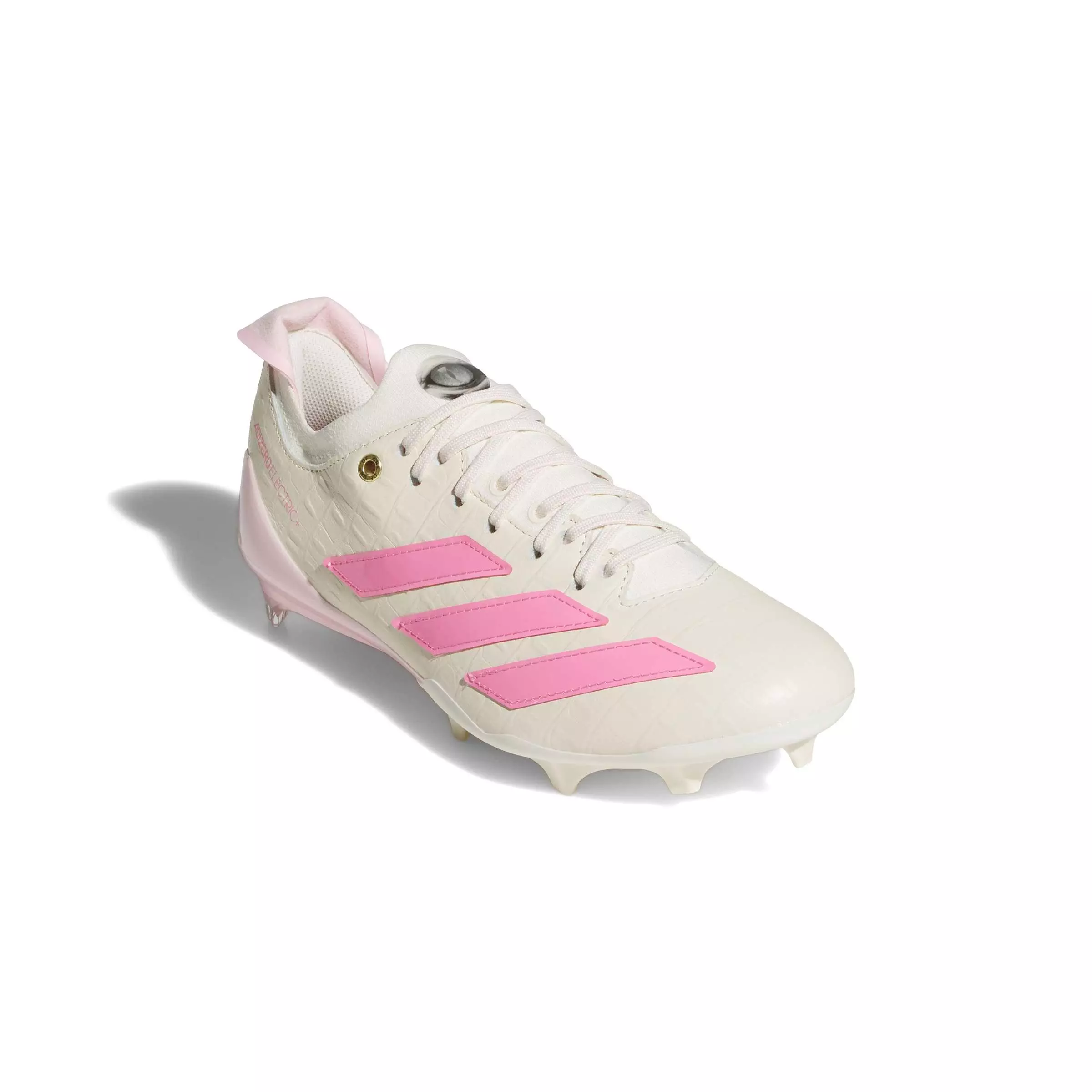 adidas Adizero Electric II "Travis Hunter" Men's Football Cleat - CREAM WHITE/BLISS PINK