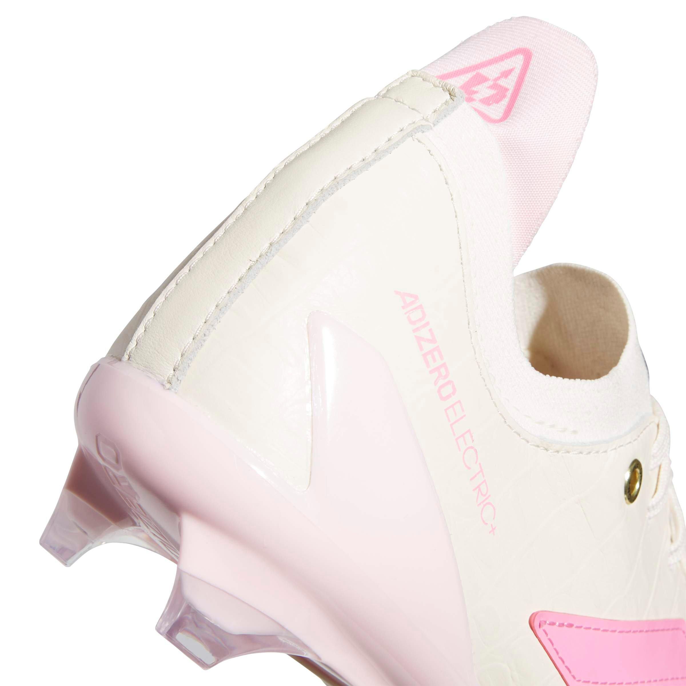 adidas Adizero Electric II "Travis Hunter" Men's Football Cleat - CREAM WHITE/BLISS PINK Thumbnail View 6