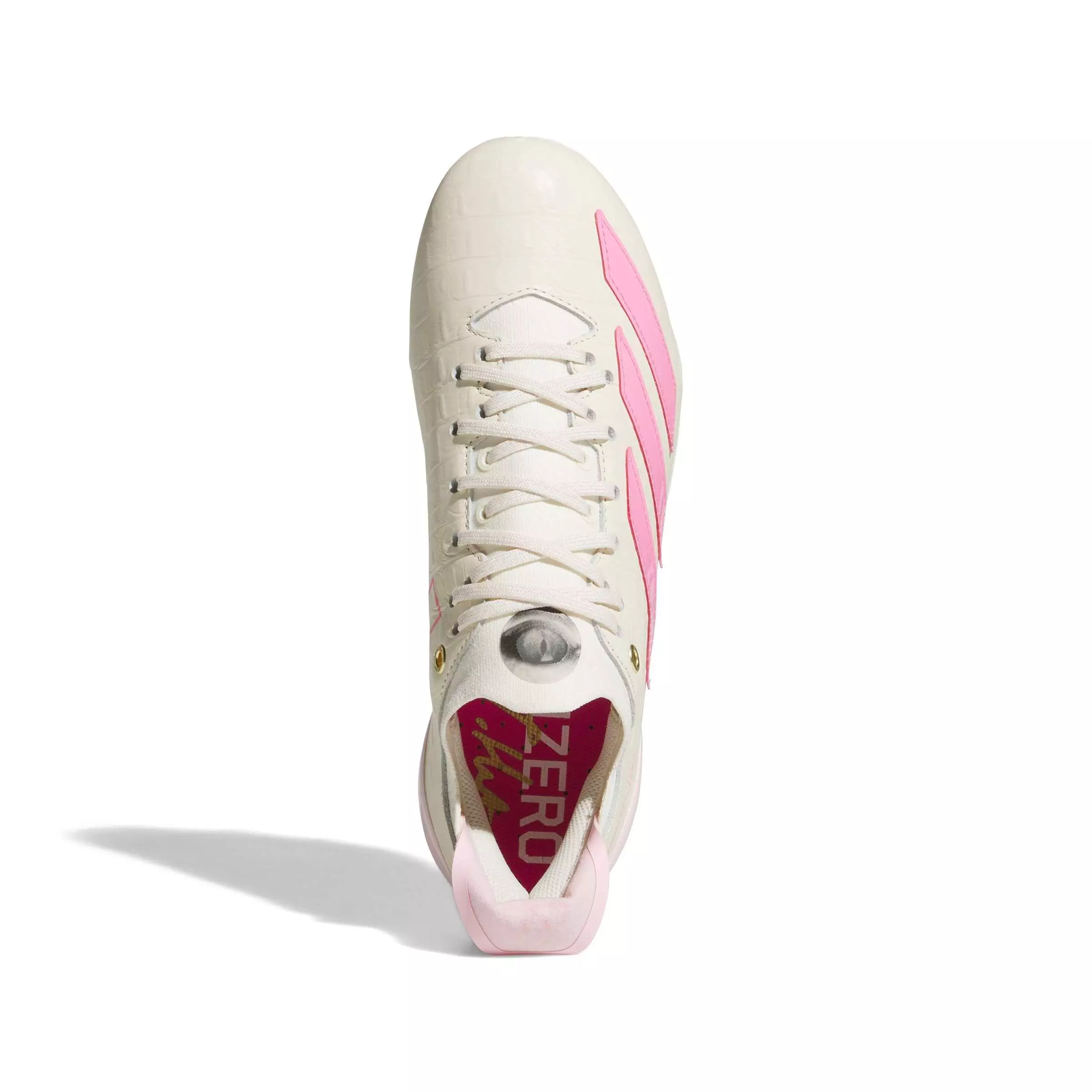 adidas Adizero Electric II "Travis Hunter" Men's Football Cleat - CREAM WHITE/BLISS PINK