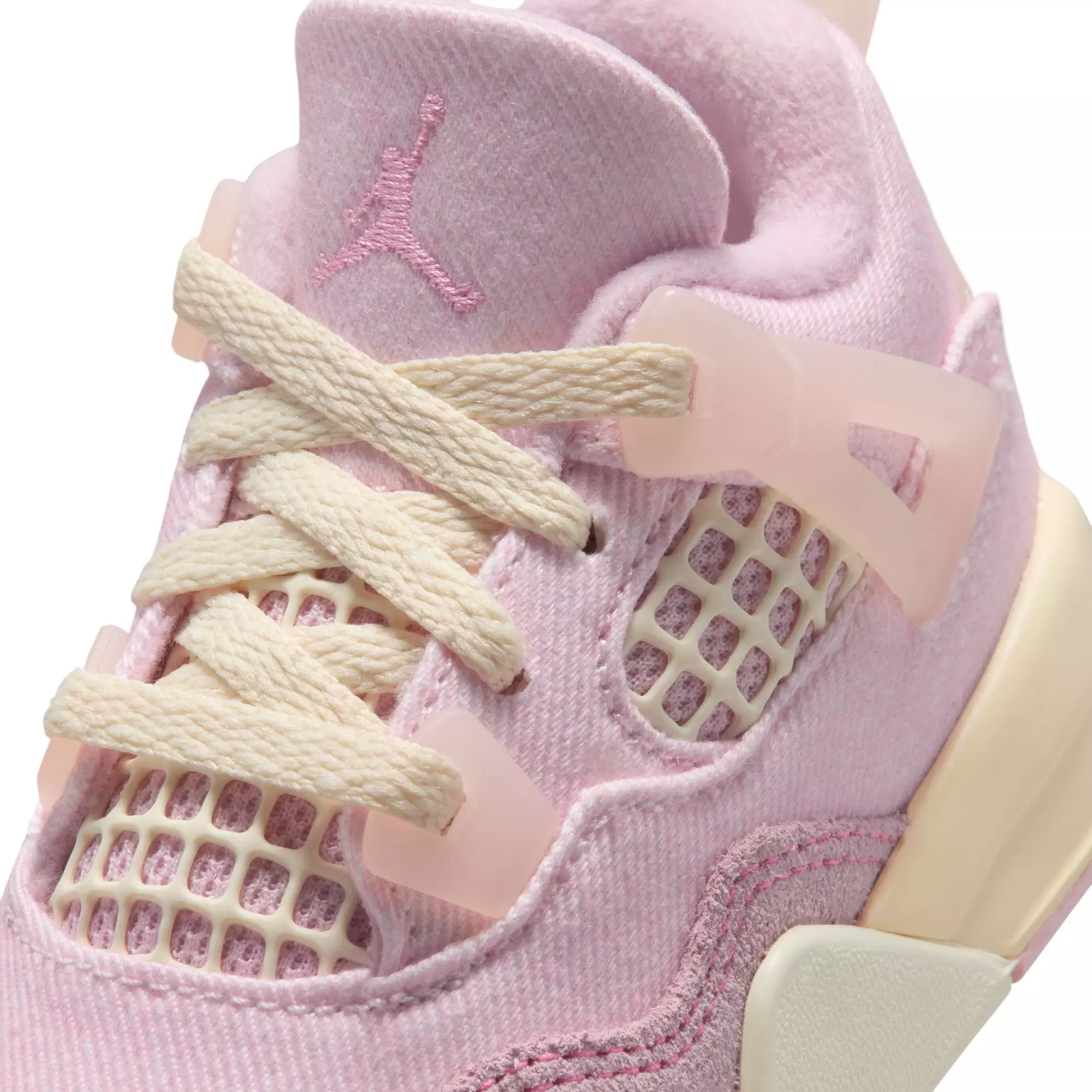 Jordan 4 Retro "Iced Carmine" Toddler Girls' Shoe - ICED CARMINE