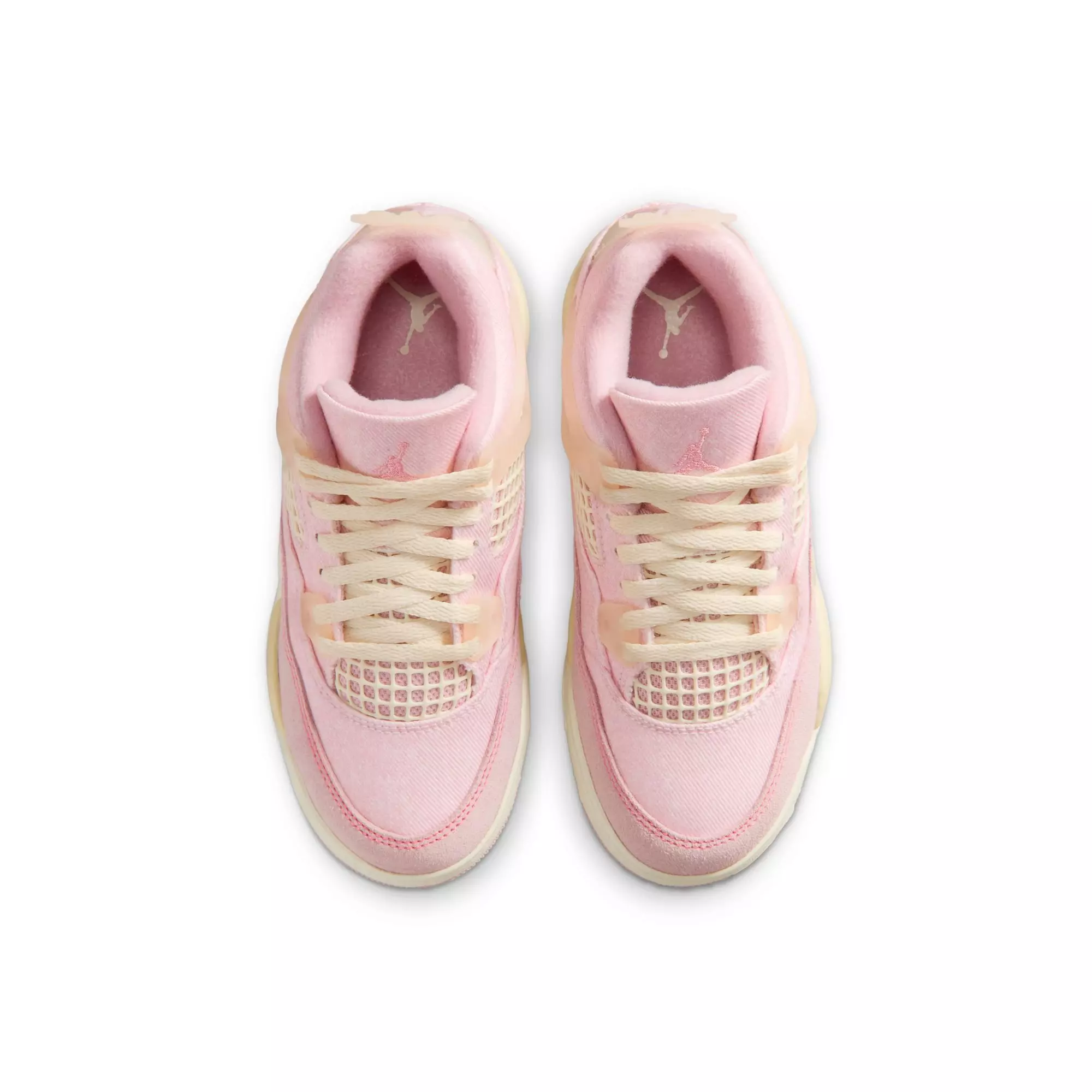 Jordan 4 Retro "Iced Carmine" Preschool Girls' Shoe - ICED CARMINE