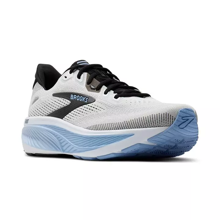 Brooks Ghost 18 "White/Black/Open Air" Men's Running Shoe - WHITE/BLACK/BLUE