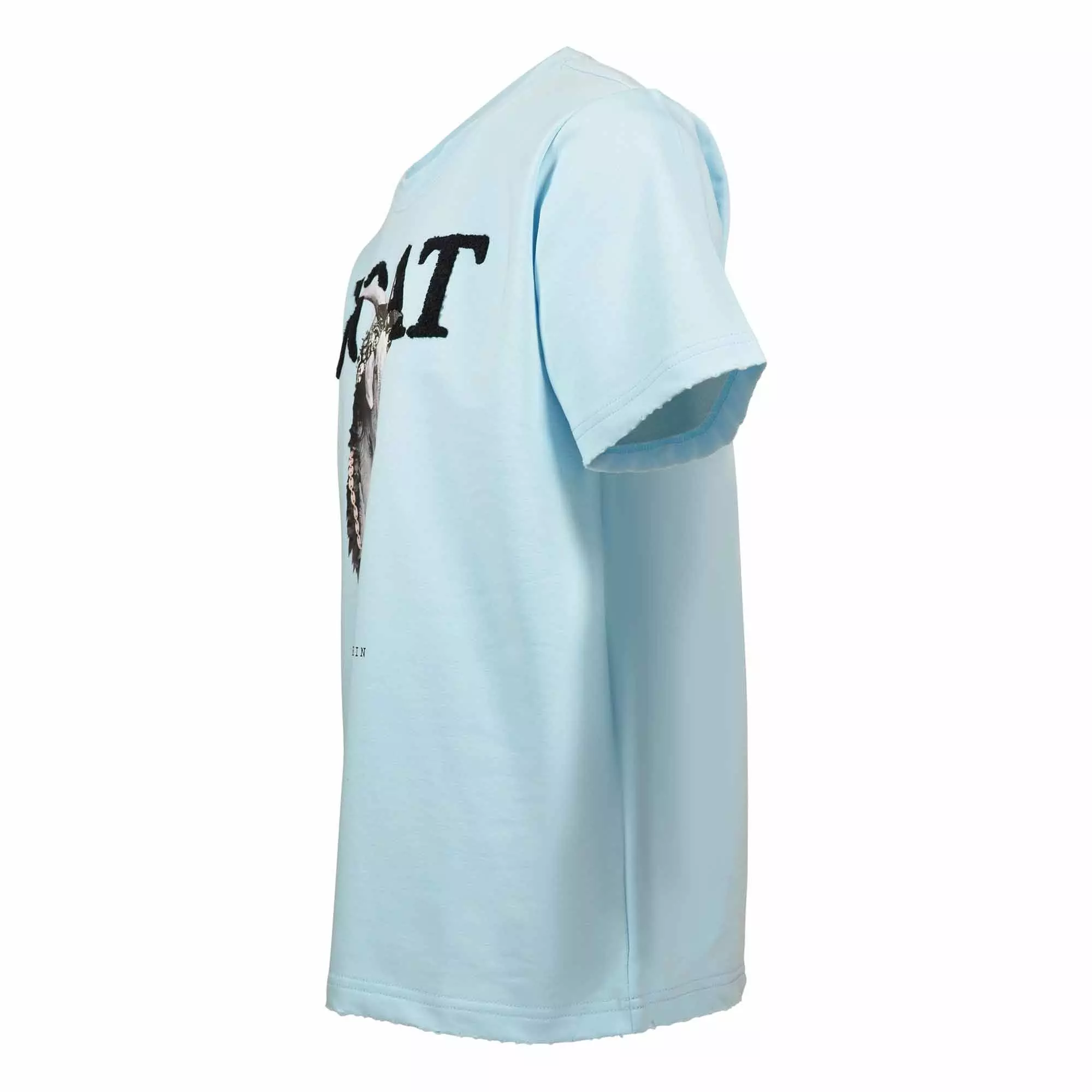 Streetz Iz Watchin Big Girls' GOAT Tee - Light Blue - LT BLUE