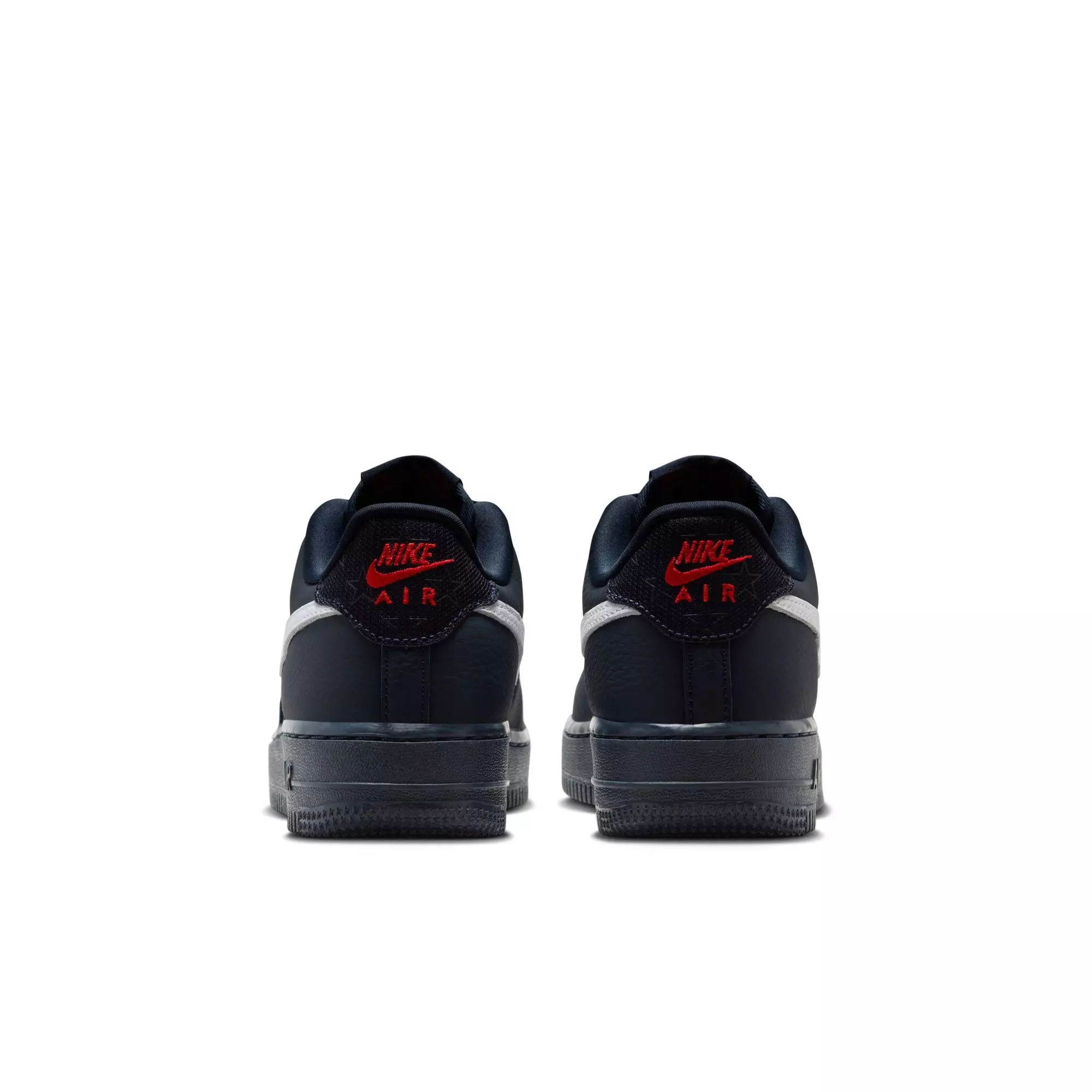 Nike Air Force 1 "Dark Obsidian" Grade School Kids' Shoe - DARK OBSIDIAN/WHITE/BLACK/UNIVERSITY RED