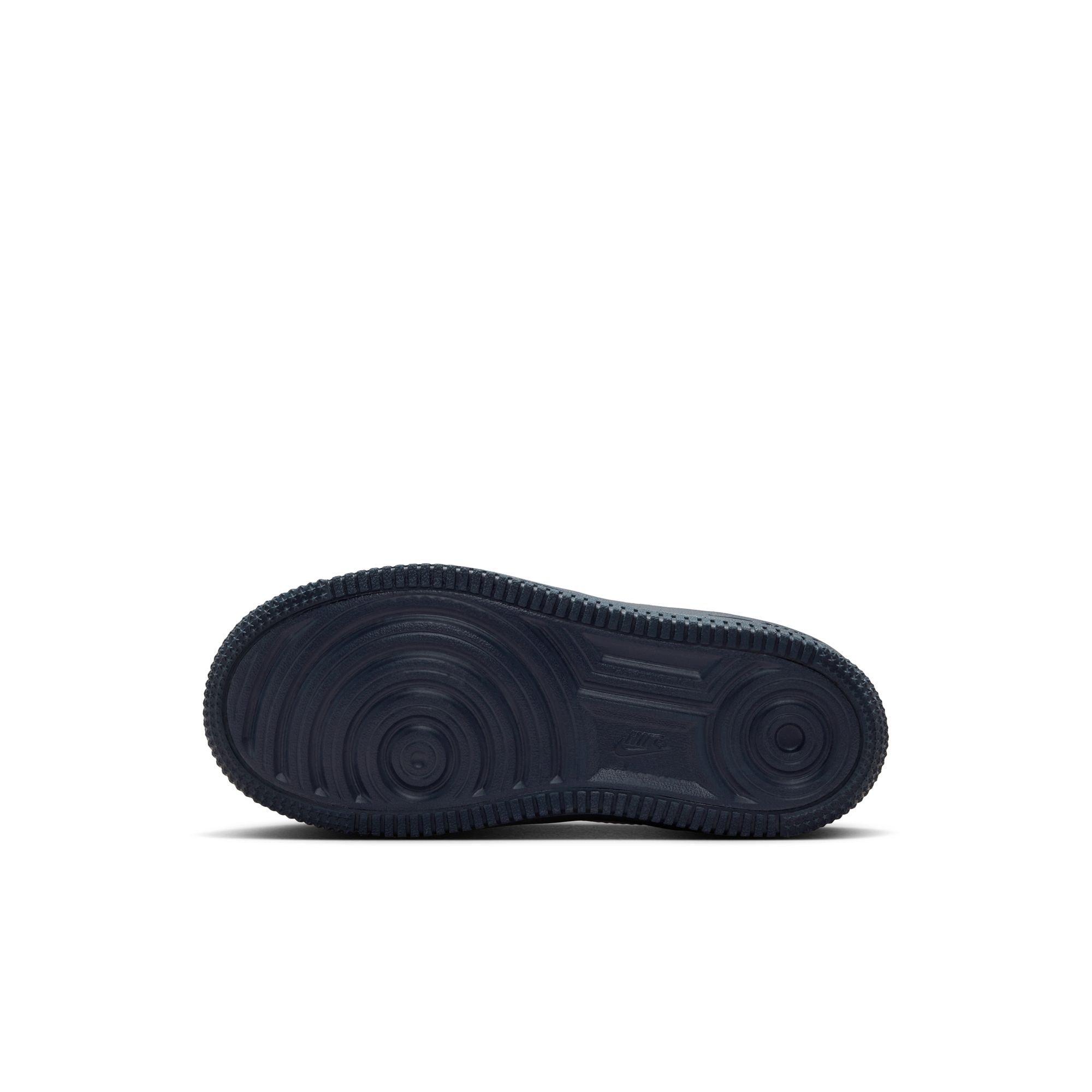 Nike Air Force 1 "Dark Obsidian" Preschool Kids' Shoe - DARK OBSIDIAN/WHITE/BLACK/UNIVERSITY RED Thumbnail View 11