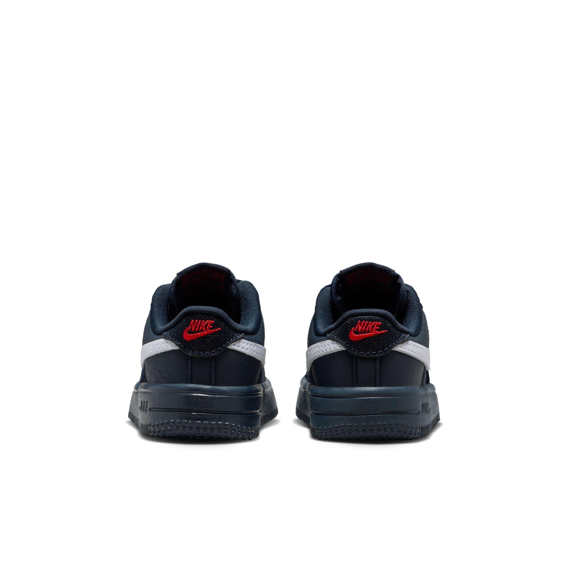 Nike Air Force 1 "Dark Obsidian" Toddler Kids' Shoe - DARK OBSIDIAN/WHITE/BLACK/UNIVERSITY RED Thumbnail View 7