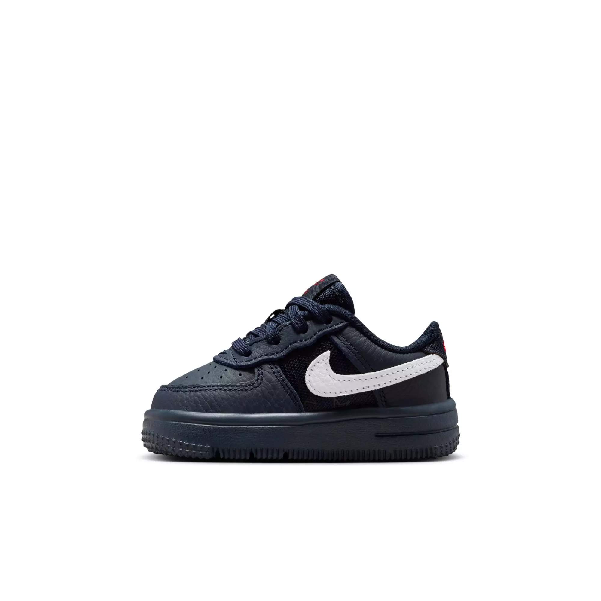 Nike Air Force 1 "Dark Obsidian" Toddler Kids' Shoe - DARK OBSIDIAN/WHITE/BLACK/UNIVERSITY RED