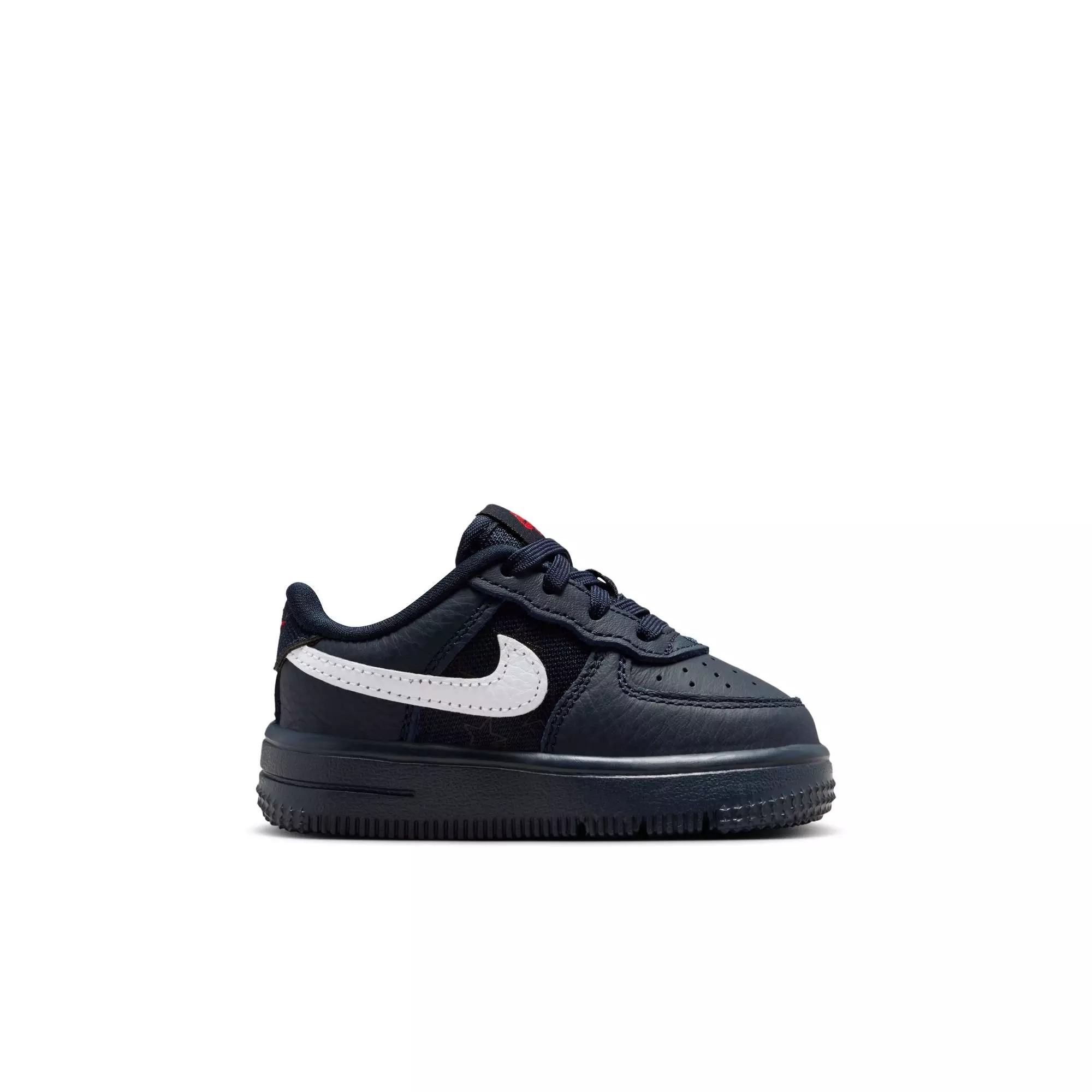 Nike Air Force 1 "Dark Obsidian" Toddler Kids' Shoe - DARK OBSIDIAN/WHITE/BLACK/UNIVERSITY RED