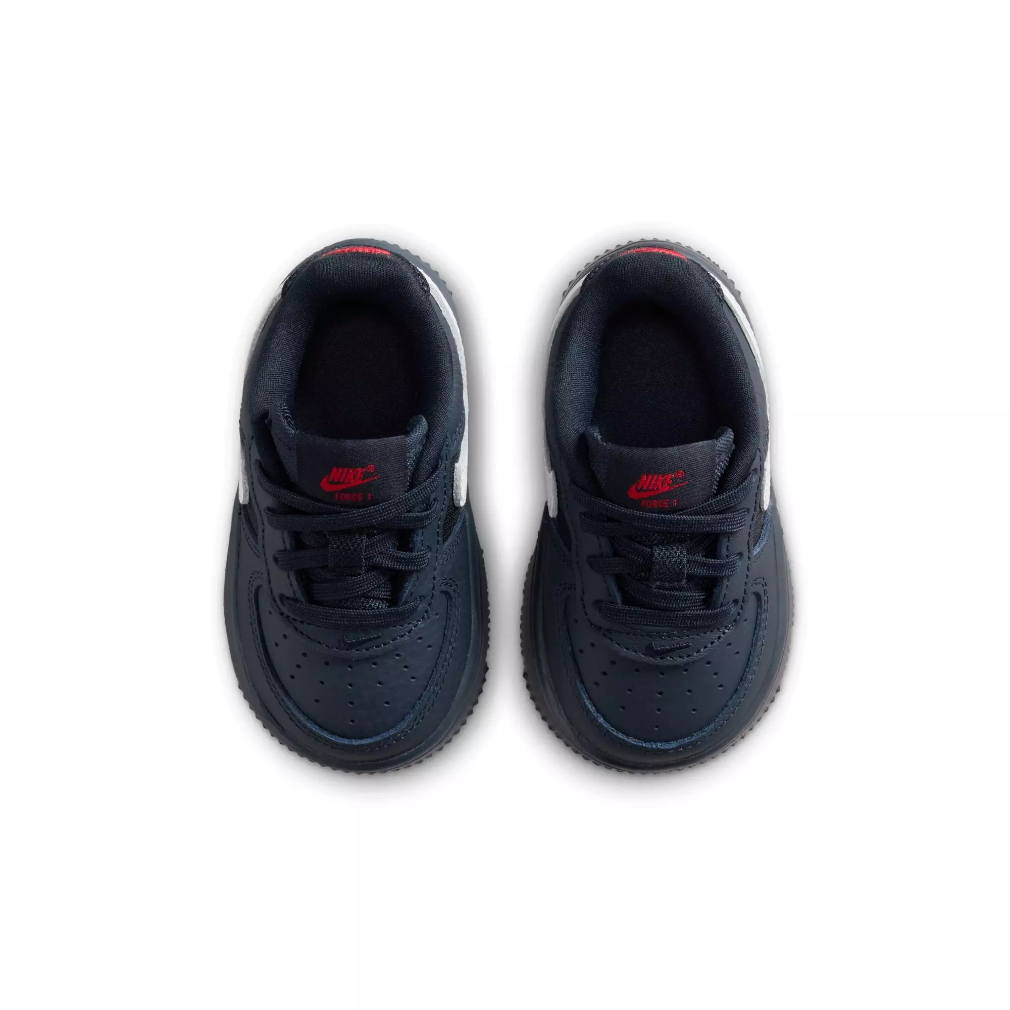 Nike Air Force 1 "Dark Obsidian" Toddler Kids' Shoe - DARK OBSIDIAN/WHITE/BLACK/UNIVERSITY RED
