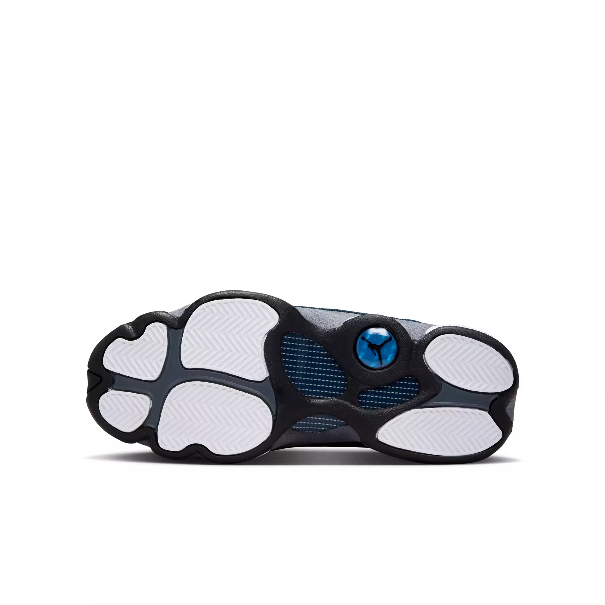 Jordan 13 Retro "Navy and Flint Grey" Grade School Kids' Shoe - NAVY/UNIVERSITY BLUE/FLINT GREY/WHITE