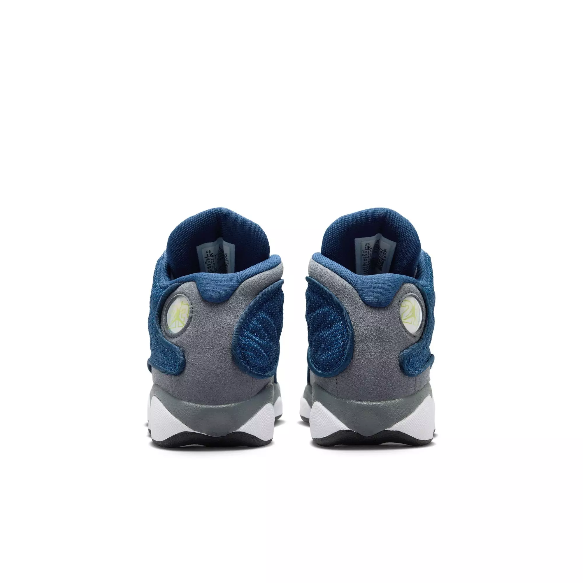 Jordan 13 Retro "Navy and Flint Grey" Preschool Kids' Shoe - NAVY/UNIVERSITY BLUE/FLINT GREY/WHITE