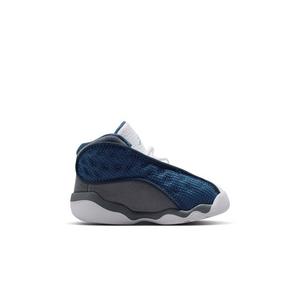 Jordan 13 Retro "Navy and Flint Grey" Toddler Kids' Shoe - NAVY/UNIVERSITY BLUE/FLINT GREY/WHITE