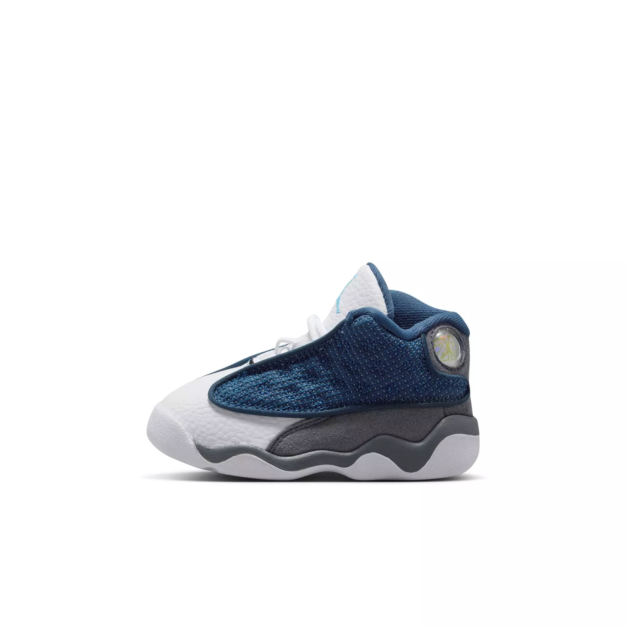 Jordan 13 Retro "Navy and Flint Grey" Toddler Kids' Shoe - NAVY/UNIVERSITY BLUE/FLINT GREY/WHITE