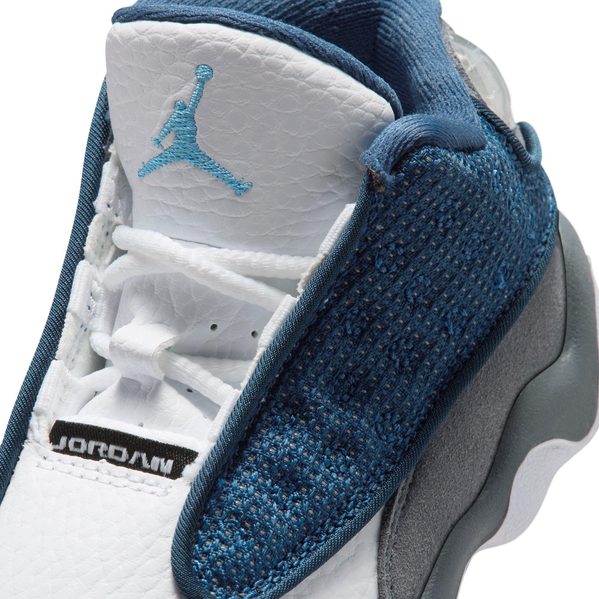 Jordan 13 Retro "Navy and Flint Grey" Toddler Kids' Shoe - NAVY/UNIVERSITY BLUE/FLINT GREY/WHITE