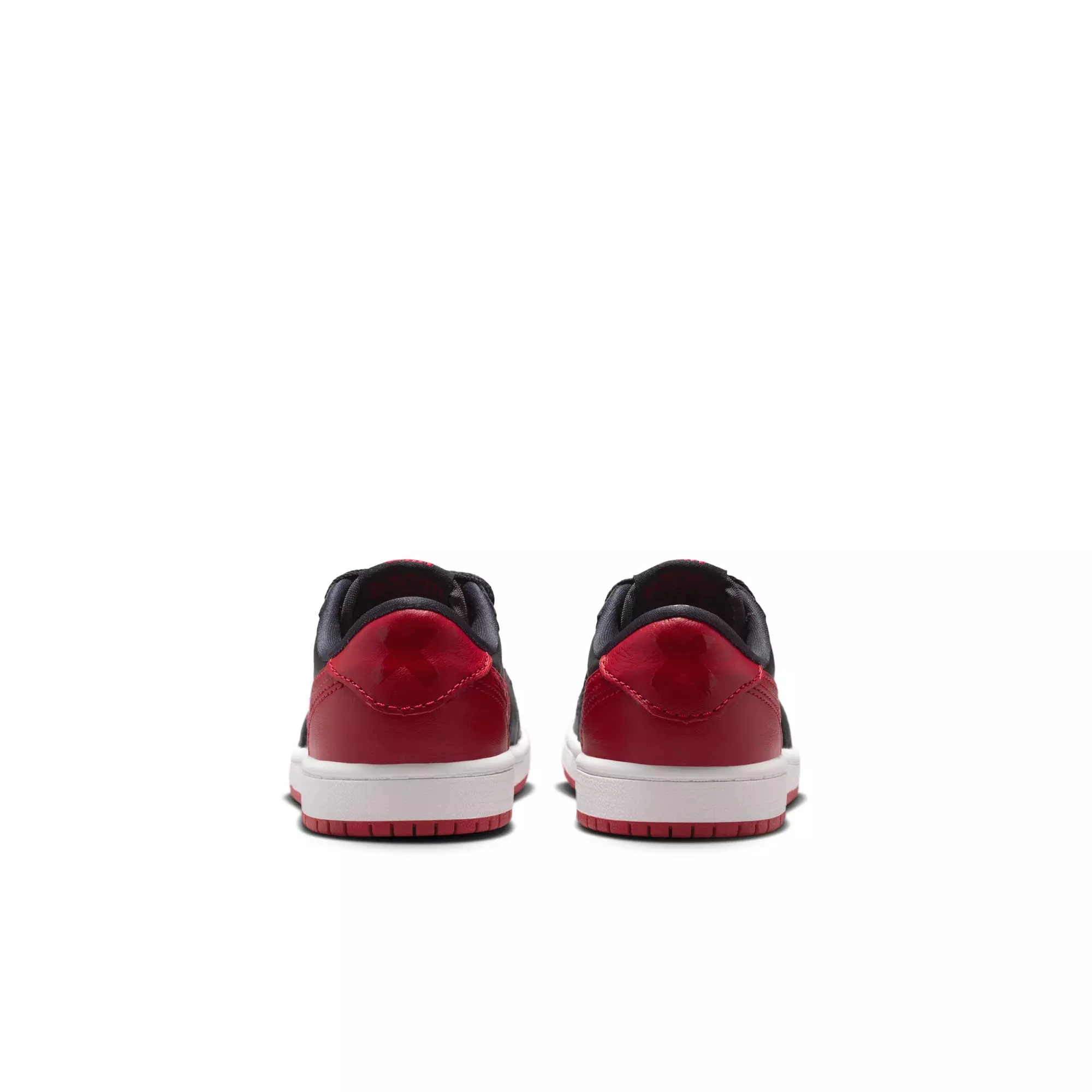 Jordan 1 Low OG "Banned" Preschool Kids' Shoe - BLACK/VARSITY RED/SUMMIT WHITE