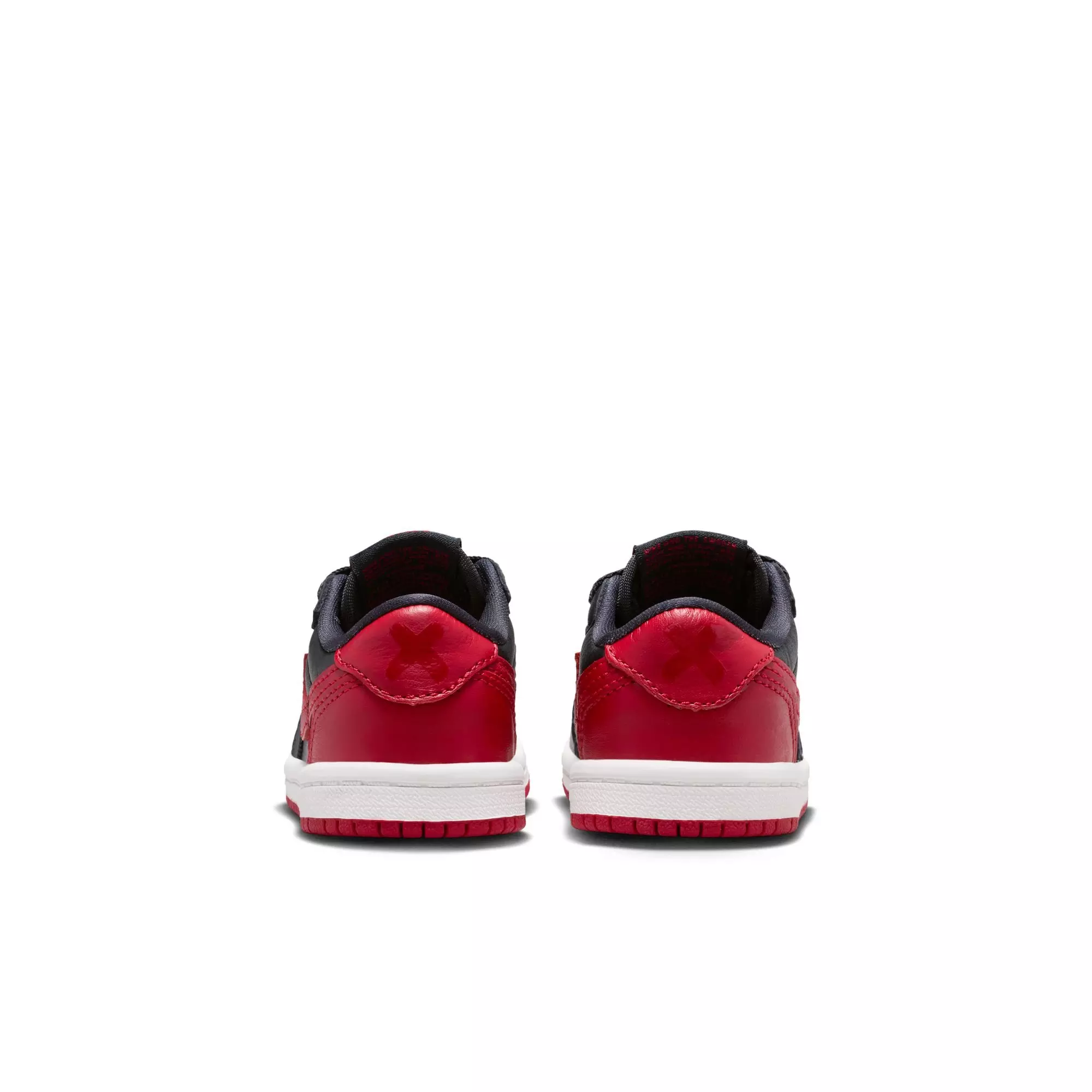 Jordan 1 Low OG "Banned" Toddler Kids' Shoe - BLACK/VARSITY RED/SUMMIT WHITE