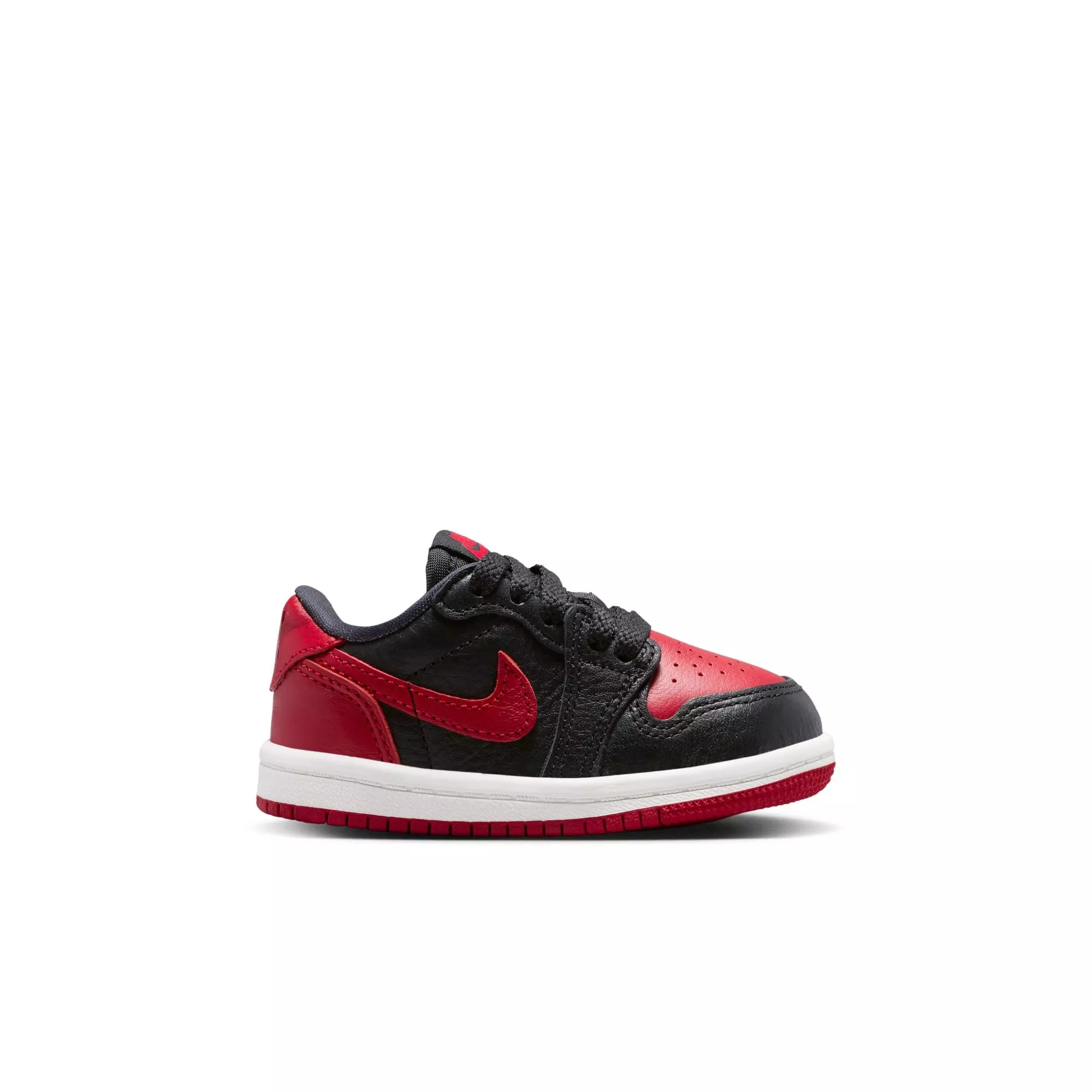 Jordan 1 Low OG "Banned" Toddler Kids' Shoe - BLACK/VARSITY RED/SUMMIT WHITE