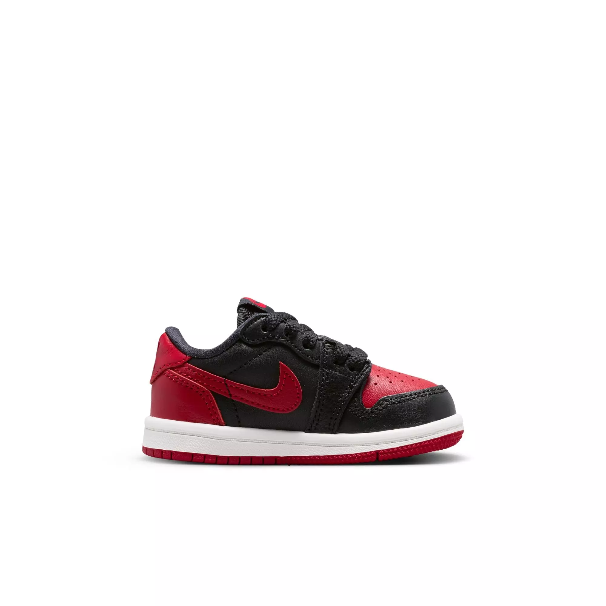 Jordan 1 Low OG "Banned" Toddler Kids' Shoe - BLACK/VARSITY RED/SUMMIT WHITE