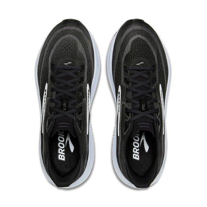 Brooks Ghost 18 "Black/Grey/White" Men's Running Shoe - BLACK/WHITE Thumbnail View 6