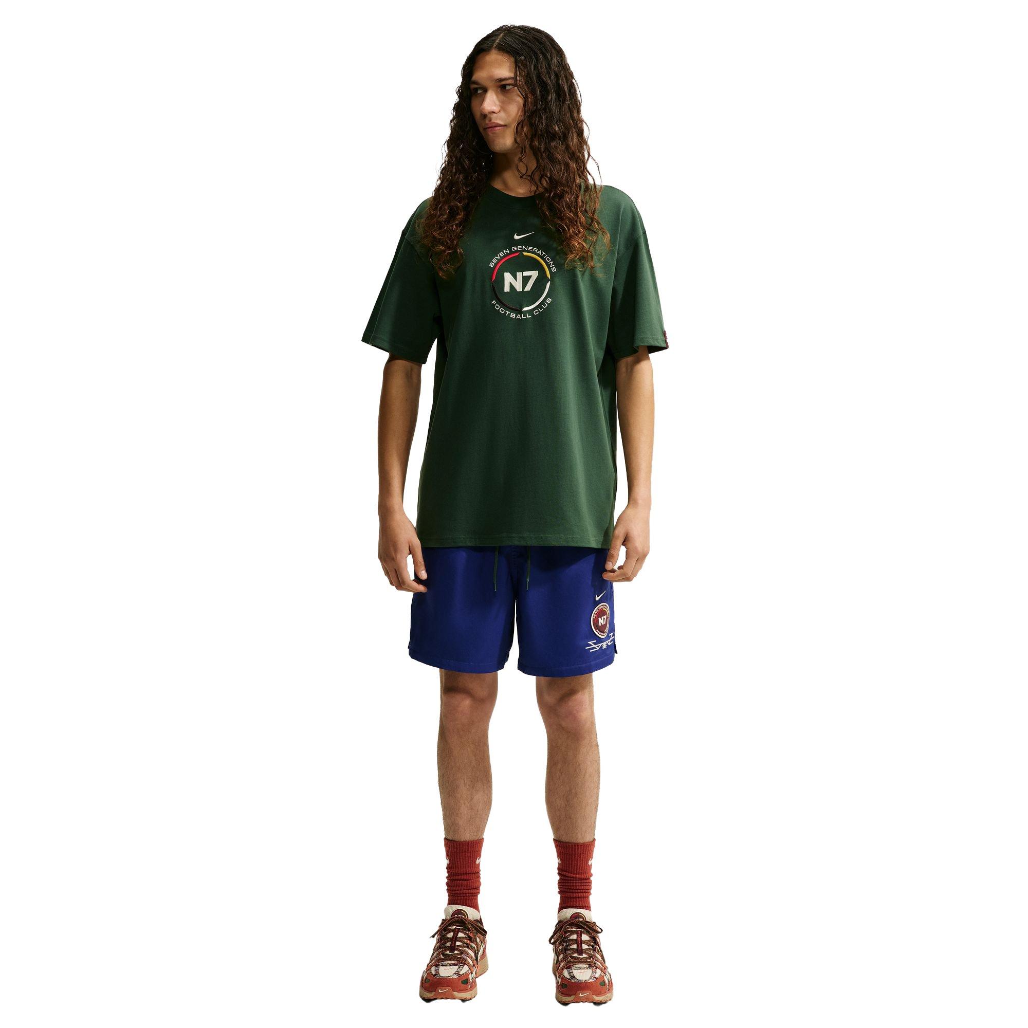 Nike N7 Max90 "Fir" Short-Sleeve T-Shirt - GREEN Thumbnail View 5