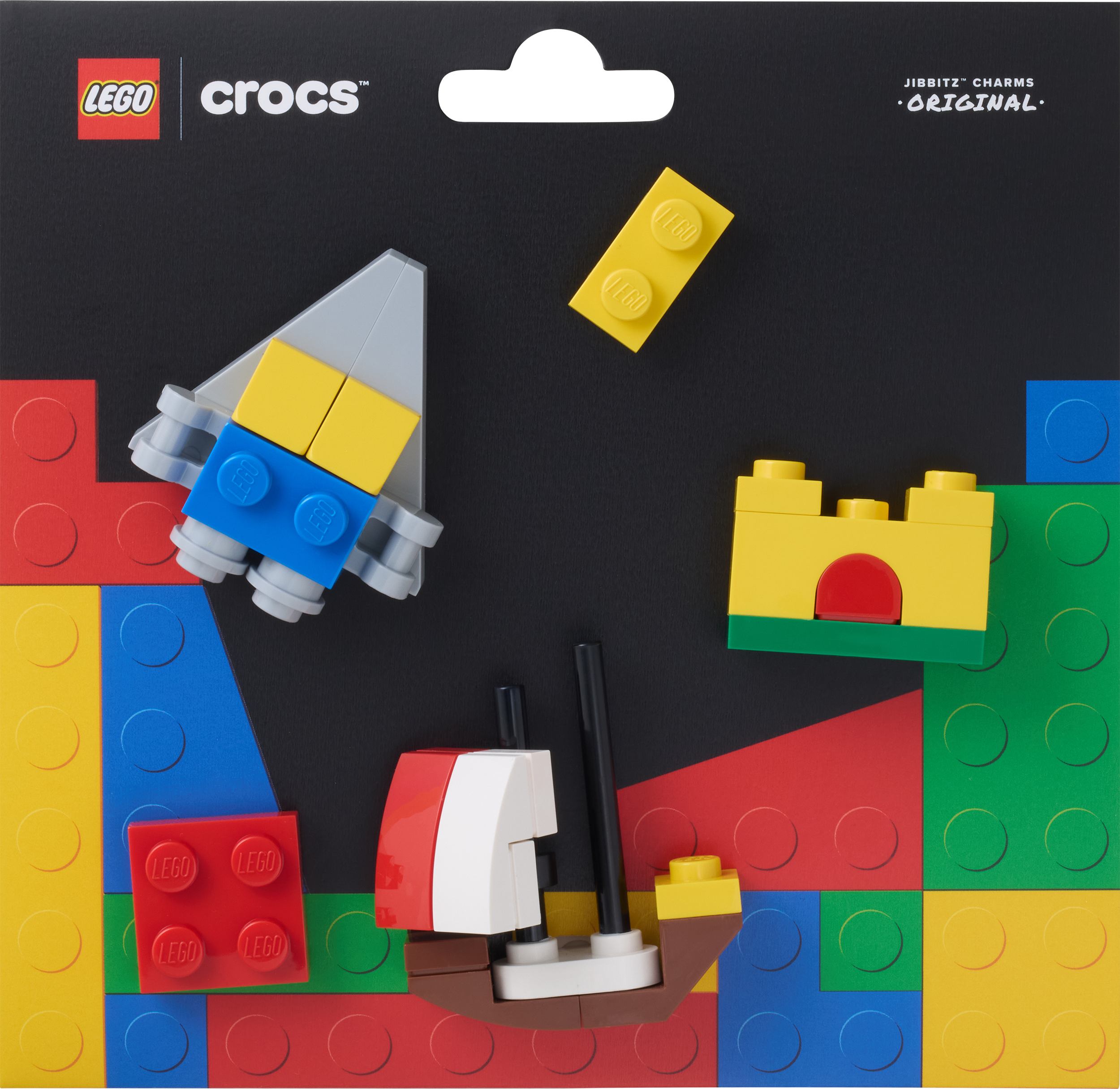 Crocs LEGO Masterbrand Jibbitz Charms (5 Pack) - MULTI-COLOR Thumbnail View 4
