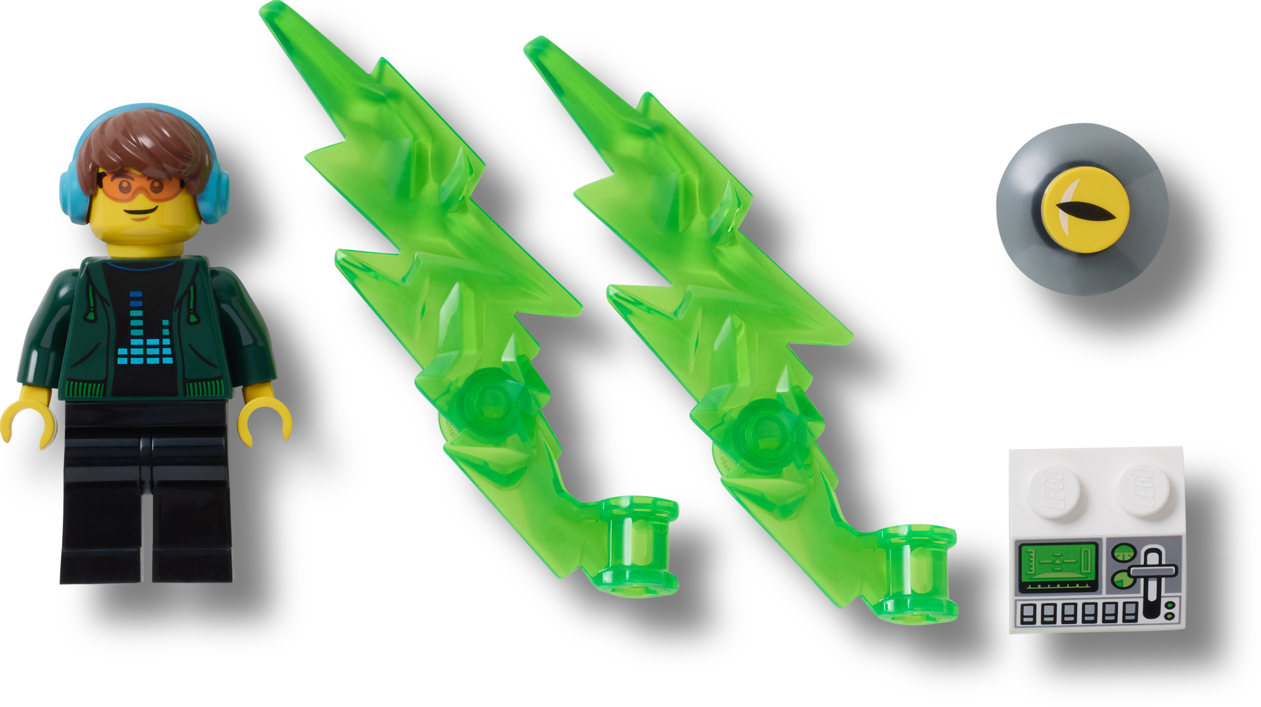 Crocs LEGO Gaming Jibbitz Charms (5 Pack) - MULTI-COLOR Thumbnail View 3