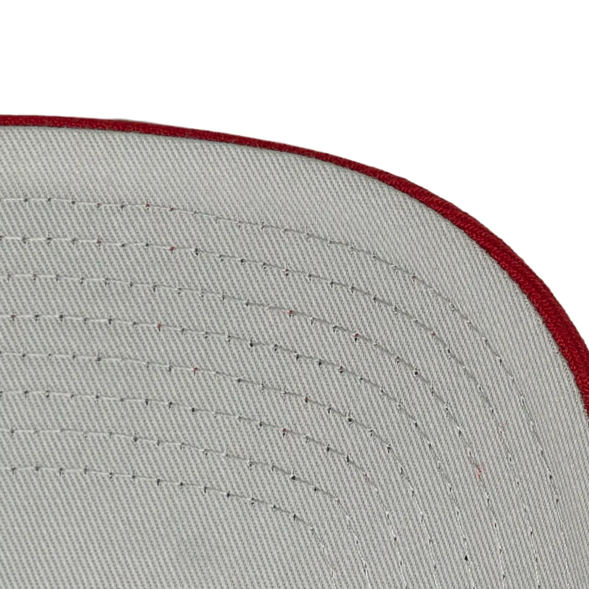 Mitchell & Ness Atlanta Hawks Bill Smack Snapback Hat - White/Red - WHITE/RED