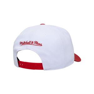 Mitchell & Ness Chicago Bulls Bill Smack Snapback Hat-White/Red