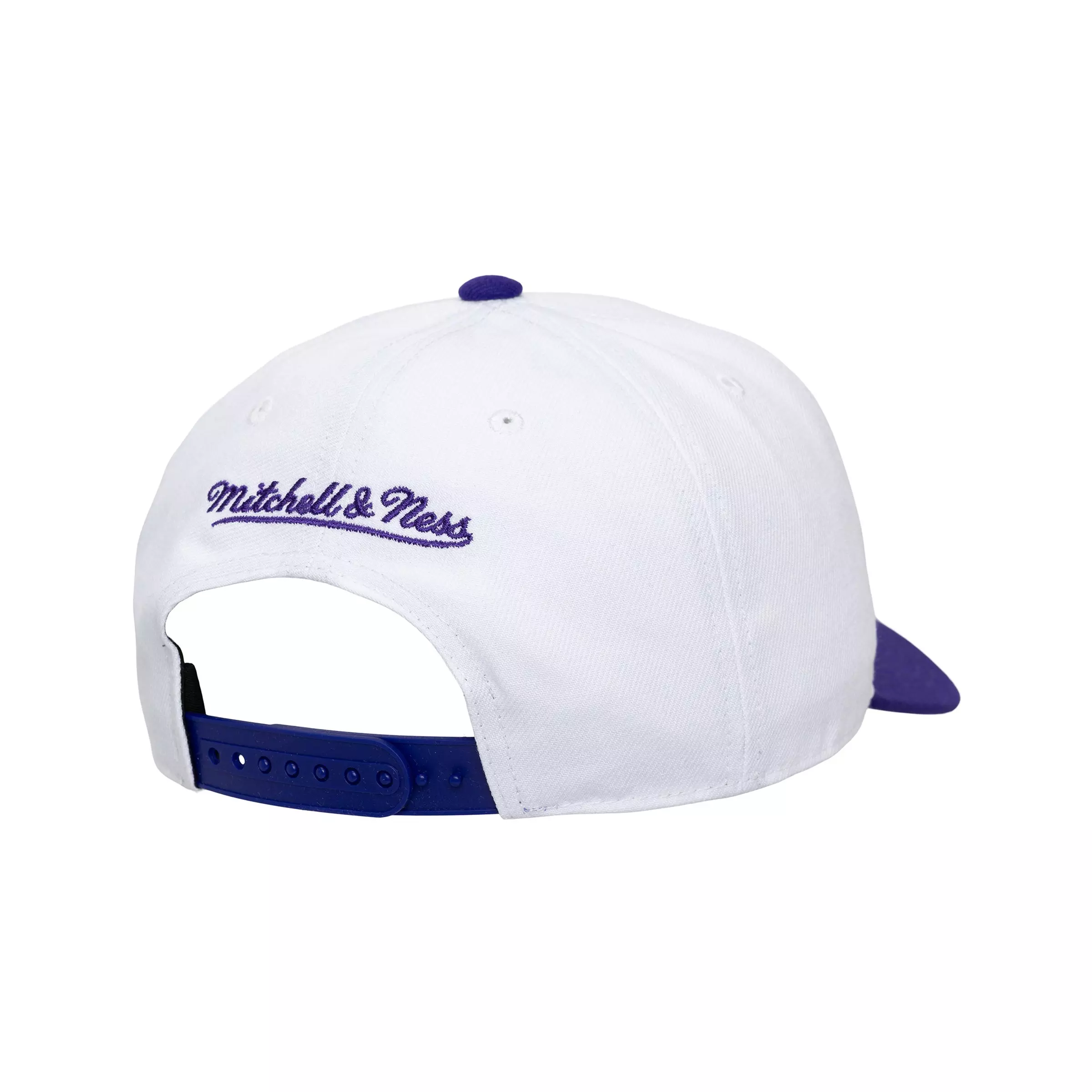 Mitchell & Ness Phoenix Suns Bill Smack Snapback Hat - White/Purple - WHITE/PURPLE
