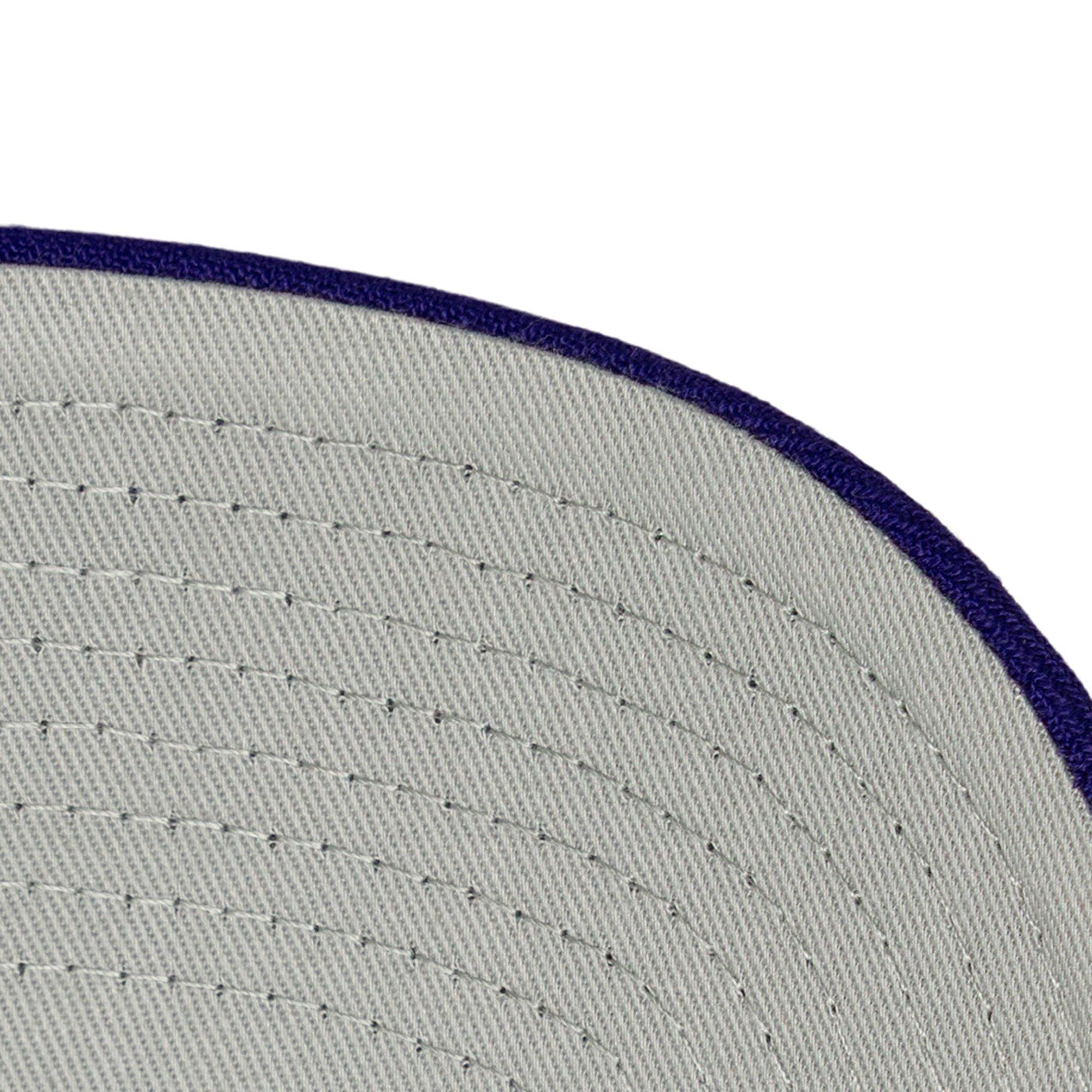 Mitchell & Ness Phoenix Suns Bill Smack Snapback Hat-White/Purple - WHITE/PURPLE Thumbnail View 3