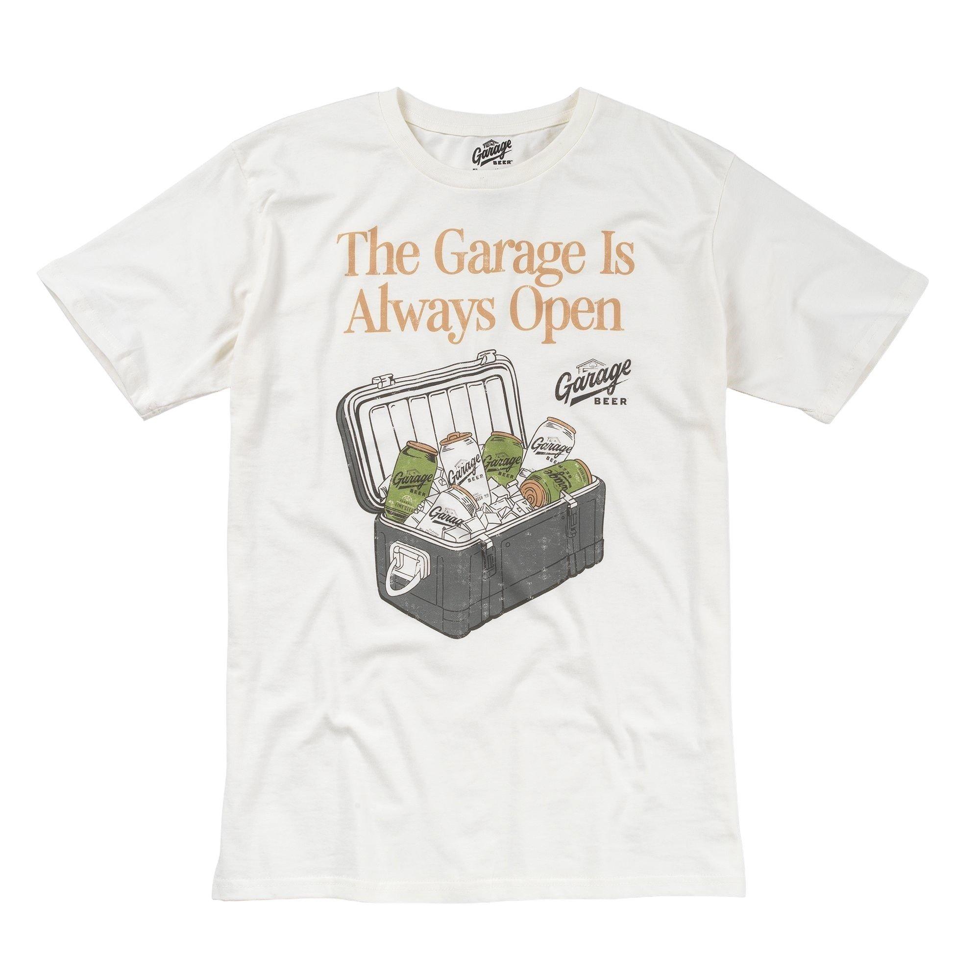 American Needle Men's Garage Beer Cooler Tee - NATURAL Thumbnail View 1