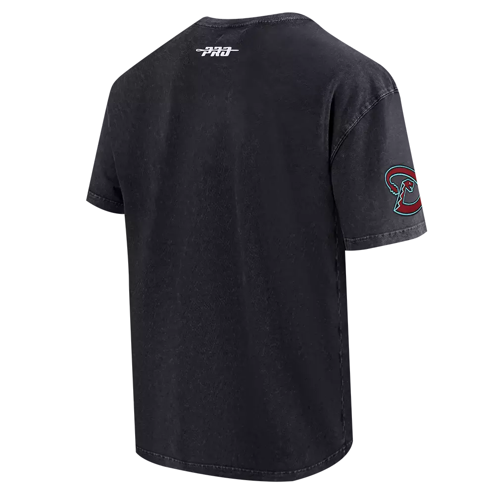 Pro Standard Arizona Diamondbacks Waves Roses Tee Shirt-Black - BLACK