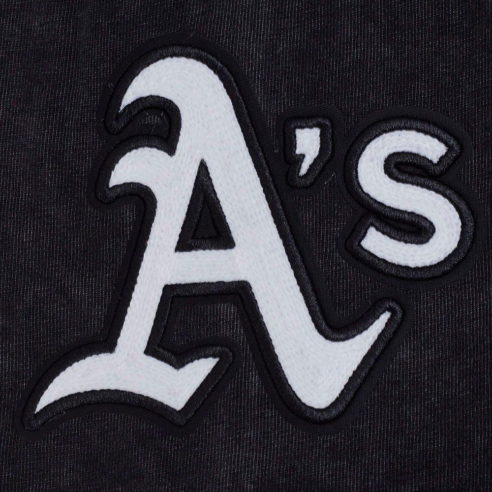 Pro Standard Oakland Athletics Waves Roses Tee Shirt-Black - BLACK Thumbnail View 6