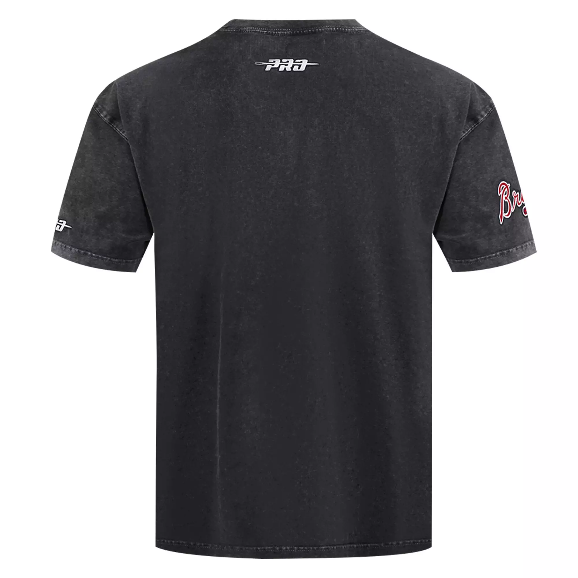 Pro Standard Atlanta Braves Waves Roses Tee Shirt-Black - BLACK