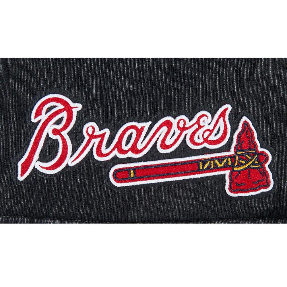 Pro Standard Atlanta Braves Waves Roses Tee Shirt-Black - BLACK Thumbnail View 6